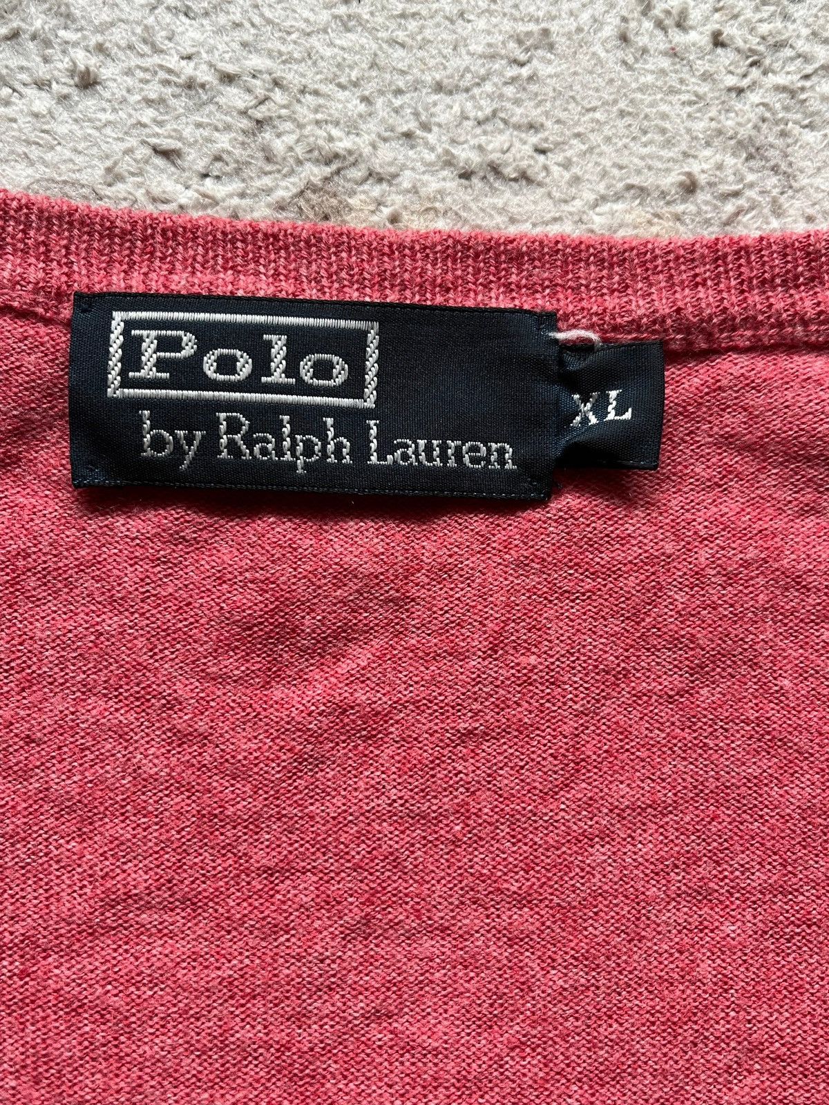 Polo Ralph Lauren Polo Ralph Lauren Sz XL Sweater V-Neck Rose Small Pony Size US XL / EU 56 / 4 - 4 Thumbnail