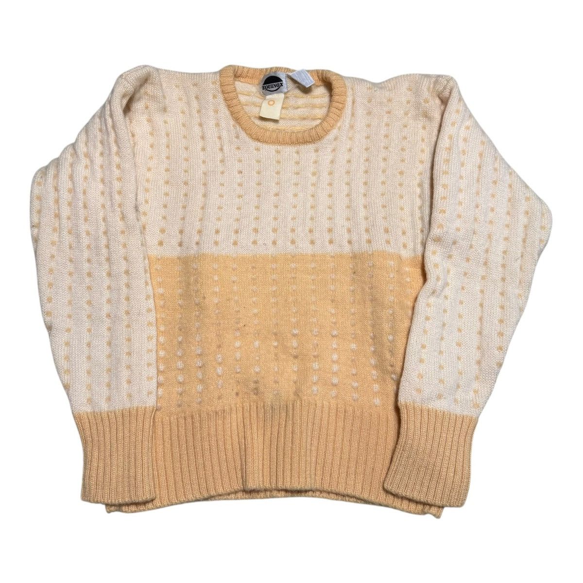 Vintage Vintage 70s Equinox Yellow Polka Dot Sweater Women’s XS Size XS / US 0-2 / IT 36-38 - 1 Thumbnail