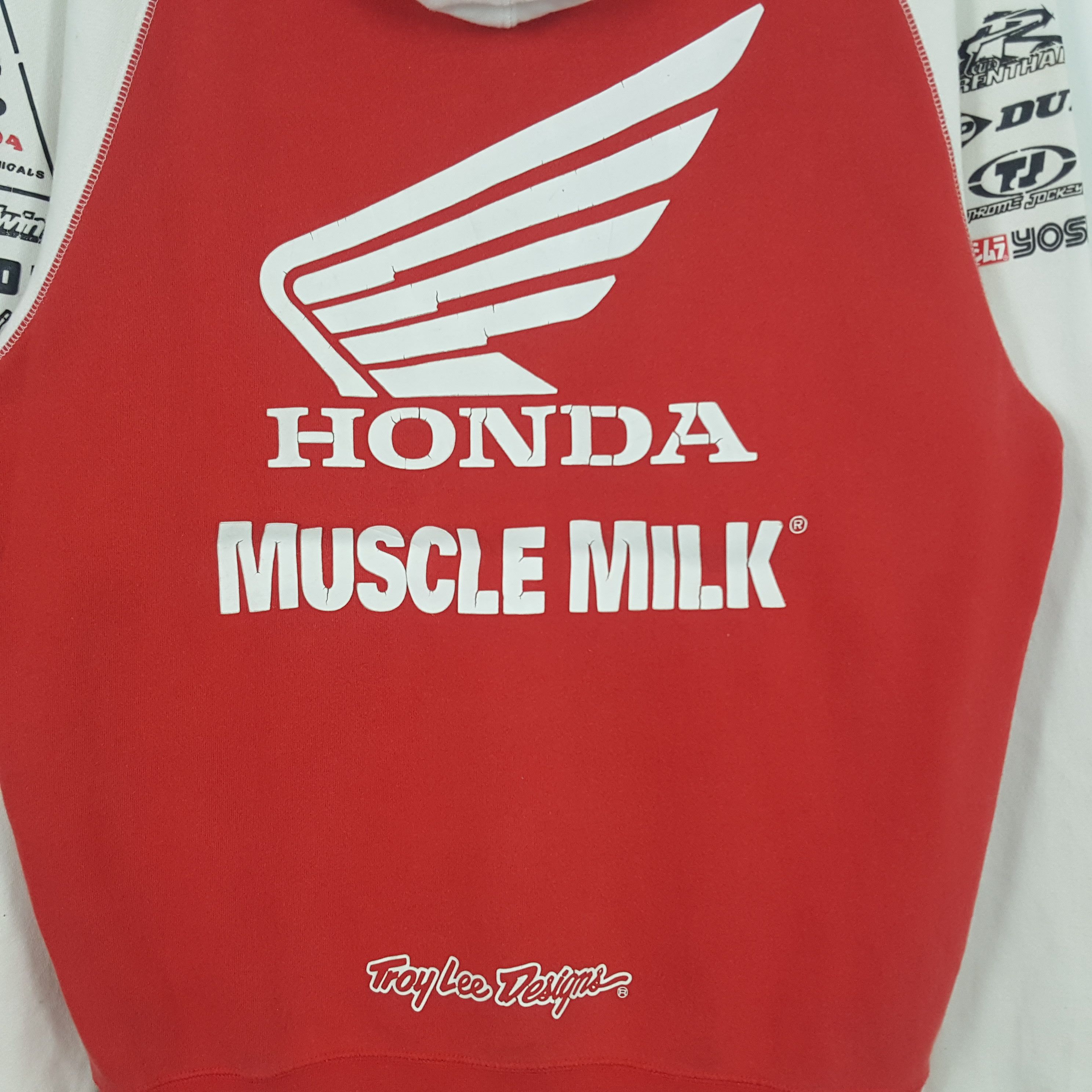 Honda × Vintage Vintage Honda Muscle Milk Racing Team Hoodies Jacket Size US M / EU 48-50 / 2 - 4 Thumbnail