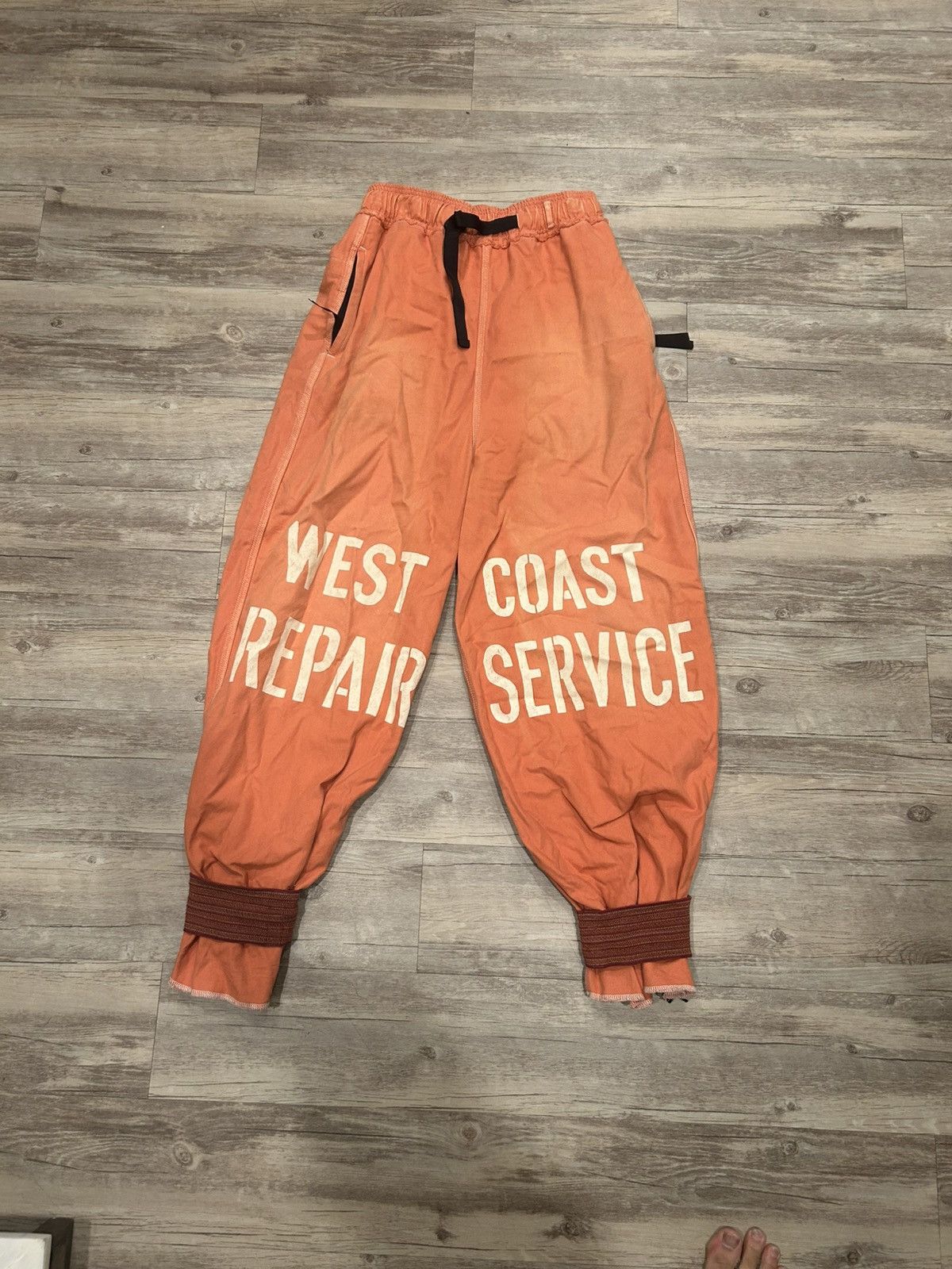 Kapital Kapital Canvas Waist Repairman Track Pants Orange | Grailed