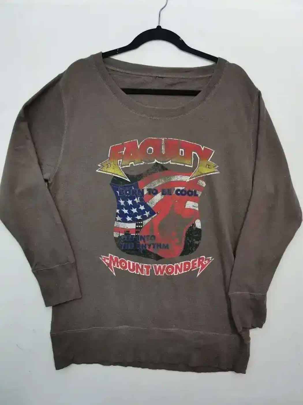 Vintage Vintage Guitar Mount Wonder Sweatshirt Size US L / EU 52-54 / 3 - 1 Thumbnail