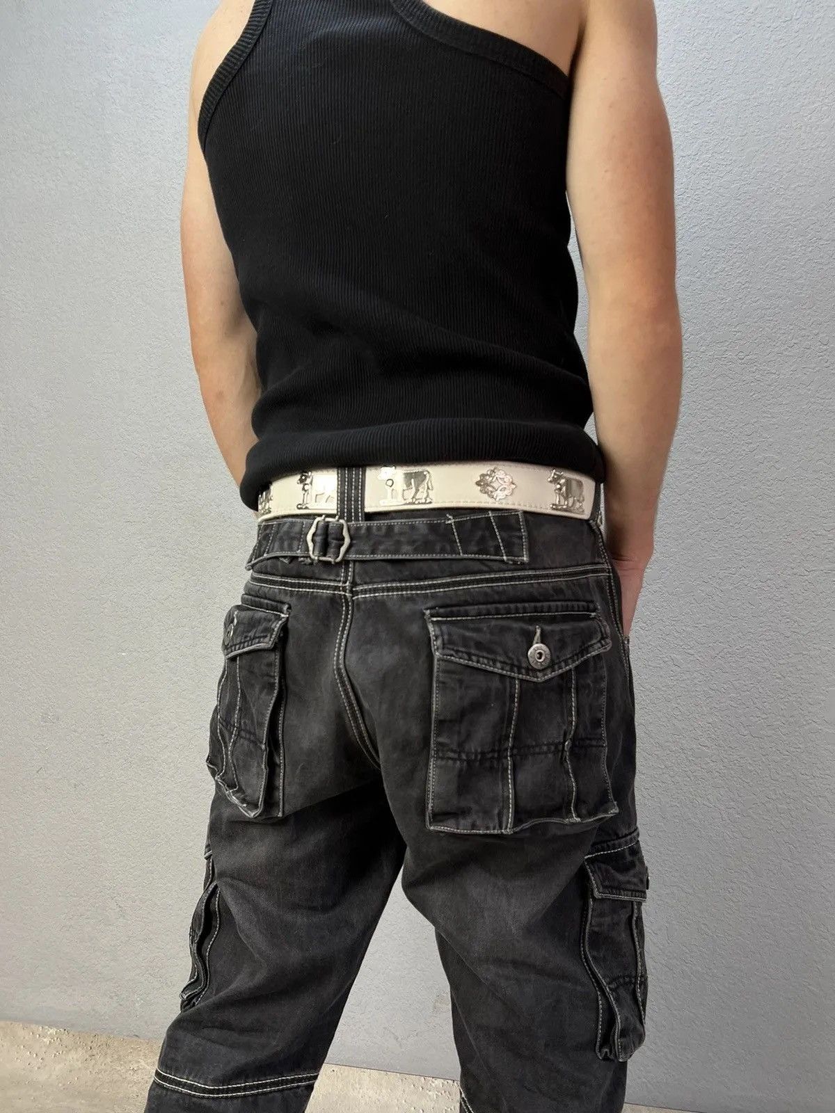 Etro Vintage Avant garde y2k leather punk Etro belt Size ONE SIZE - 3 Thumbnail