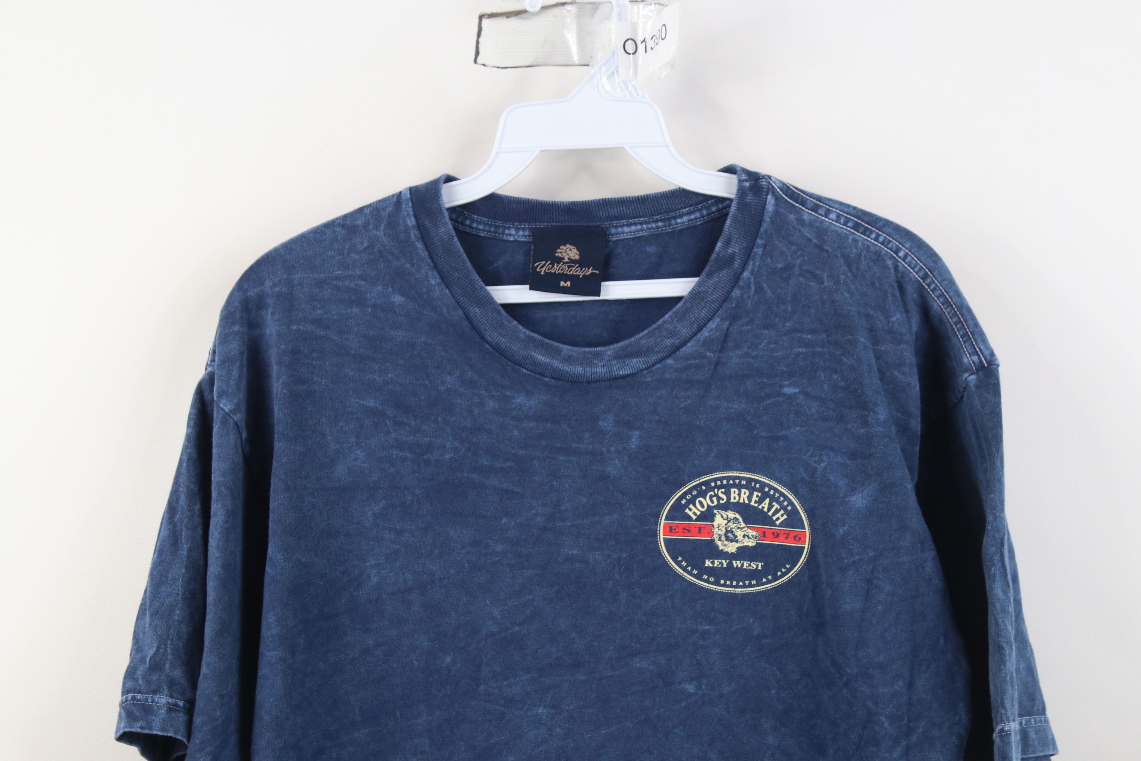 Vintage Vintage Acid Hogs Breath Saloon Key West T-Shirt USA Blue Size US M / EU 48-50 / 2 - 2 Thumbnail