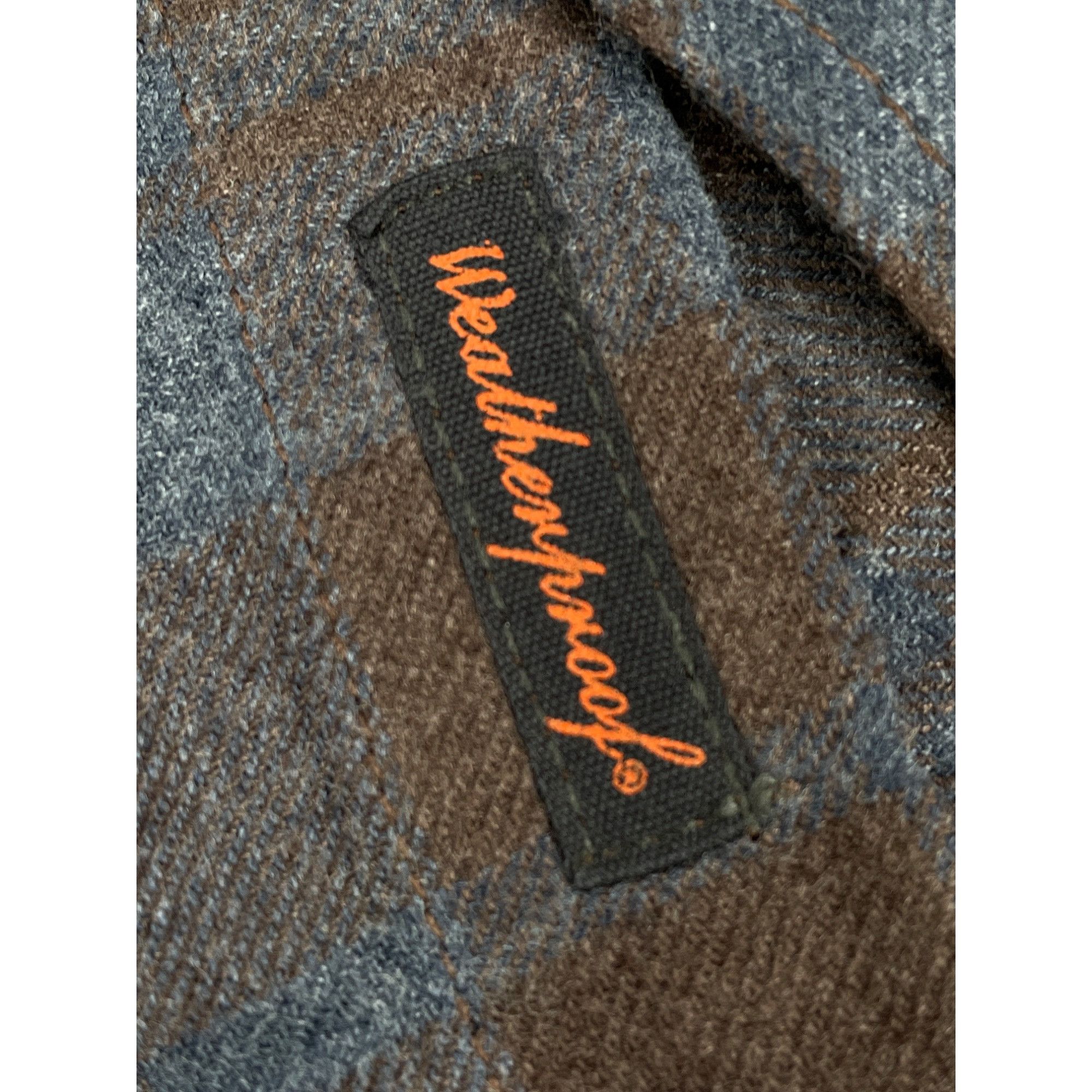 Weatherproof WeatherProof SKU 7646 Mens Brown And Blue Plaid Button Up Sh Size US XL / EU 56 / 4 - 10 Thumbnail