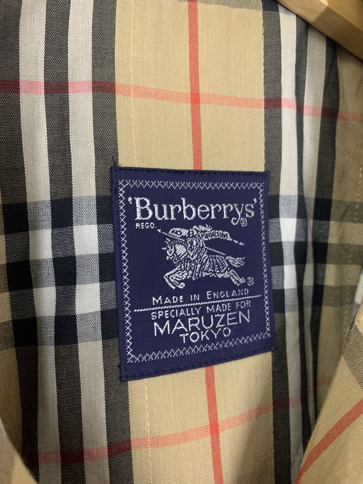 Burberry Vintage BURBERRY x MARUZEN TOKYO Nova Check Parka Size US L / EU 52-54 / 3 - 6 Thumbnail