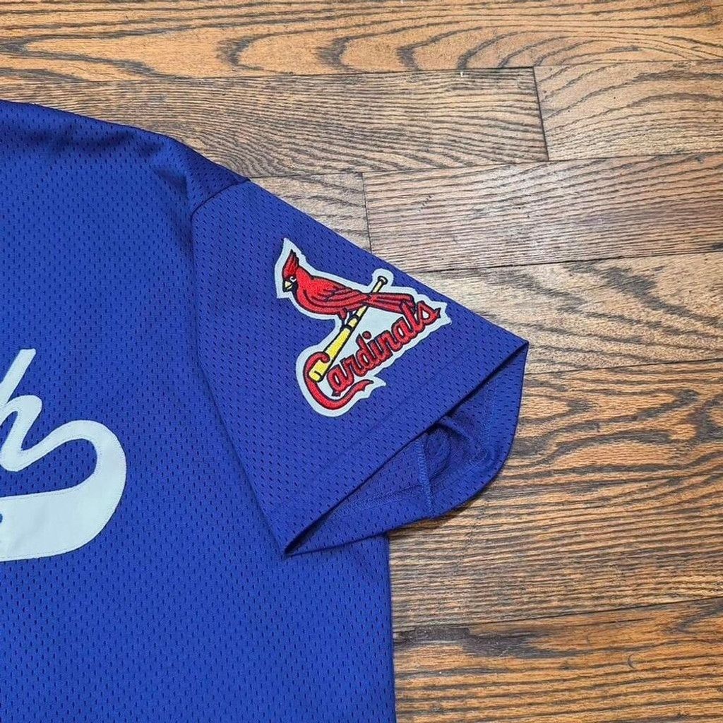 Majestic Vintage 90’s Busch Beer St. Louis Cardinals Baseball Jersey Size US XL / EU 56 / 4 - 3 Thumbnail