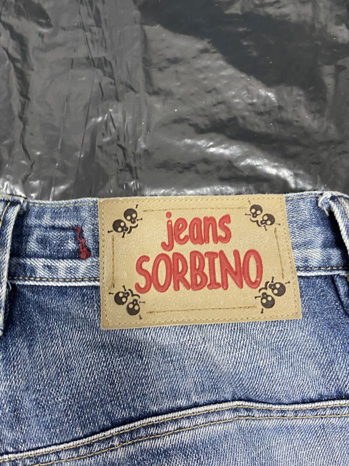 Japanese Brand × Levi's × Vintage Vintage Y2K DKNYp Epmbroidered Grunge Opium Denim Jeans Size US 29 - 3 Thumbnail