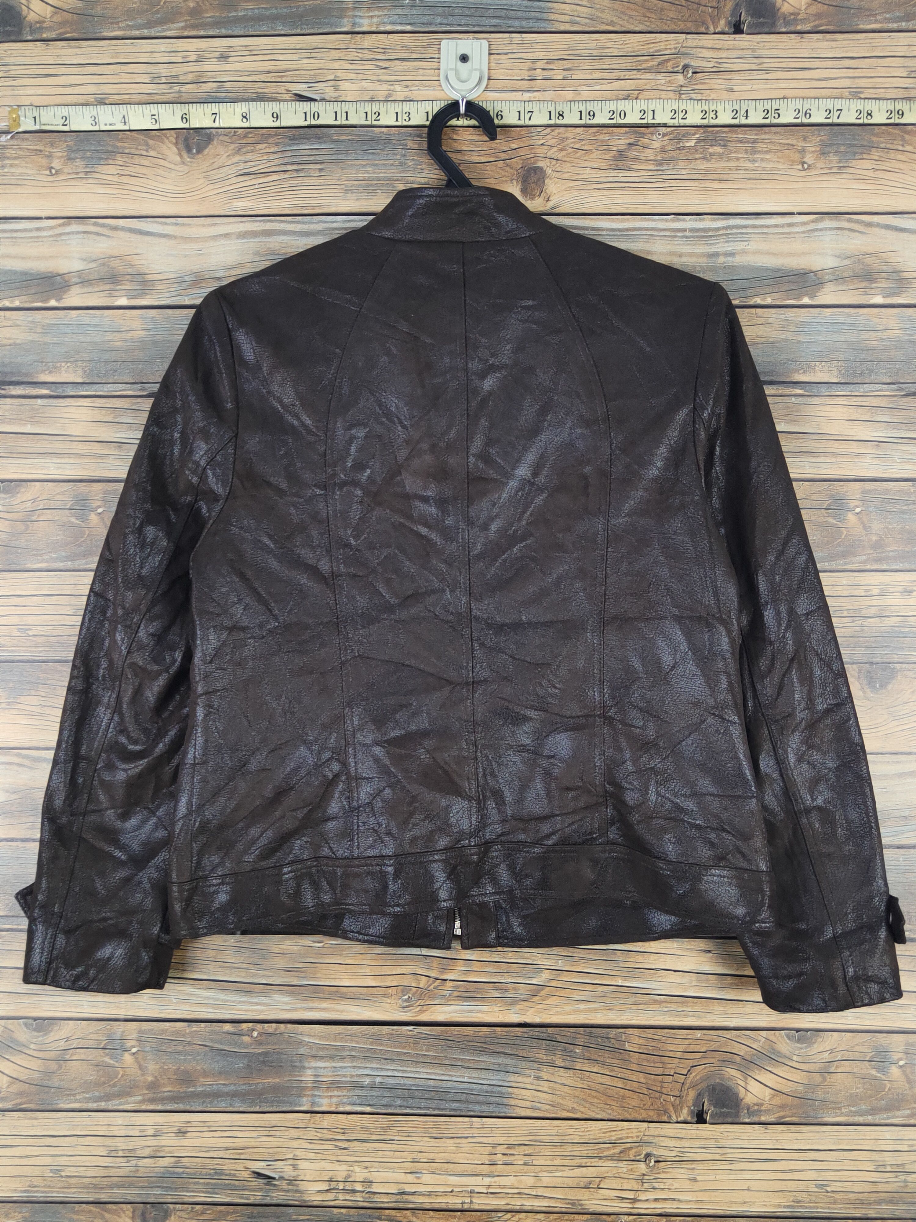 Japanese Brand Japanese Brand Dark Brown Leather Jackets #W1116 Size US S / EU 44-46 / 1 - 7 Thumbnail