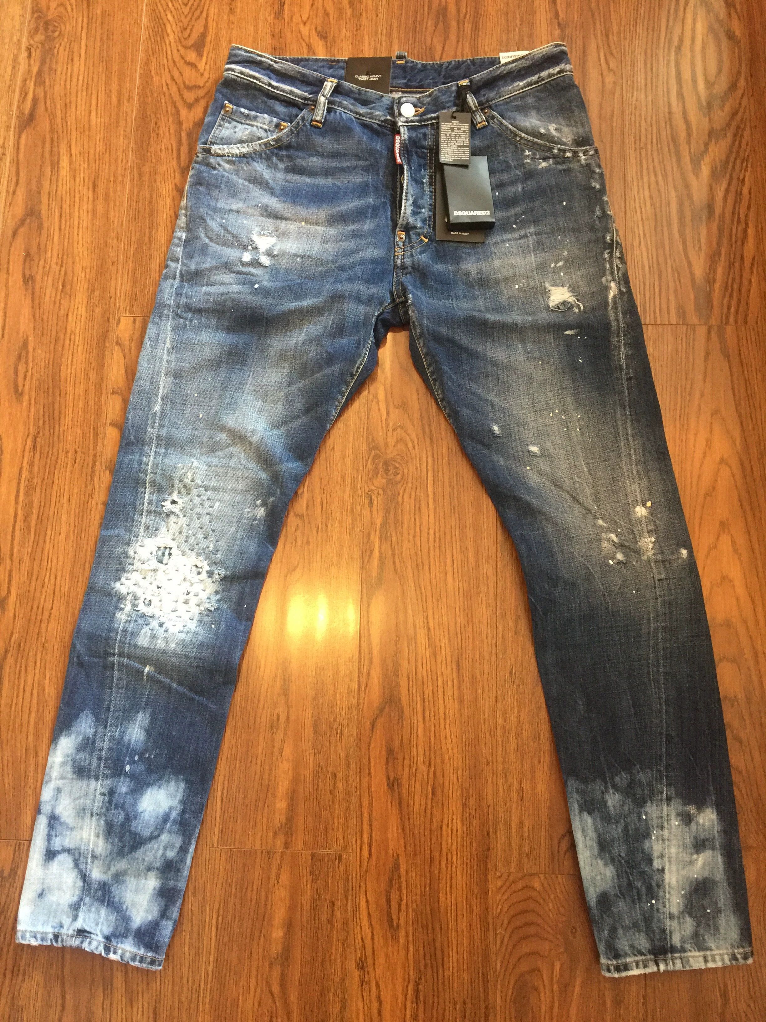 Dsquared2 Dsquared2 D2 Classic KT Distressed Jeans Size US 30 / EU 46 - 2 Thumbnail