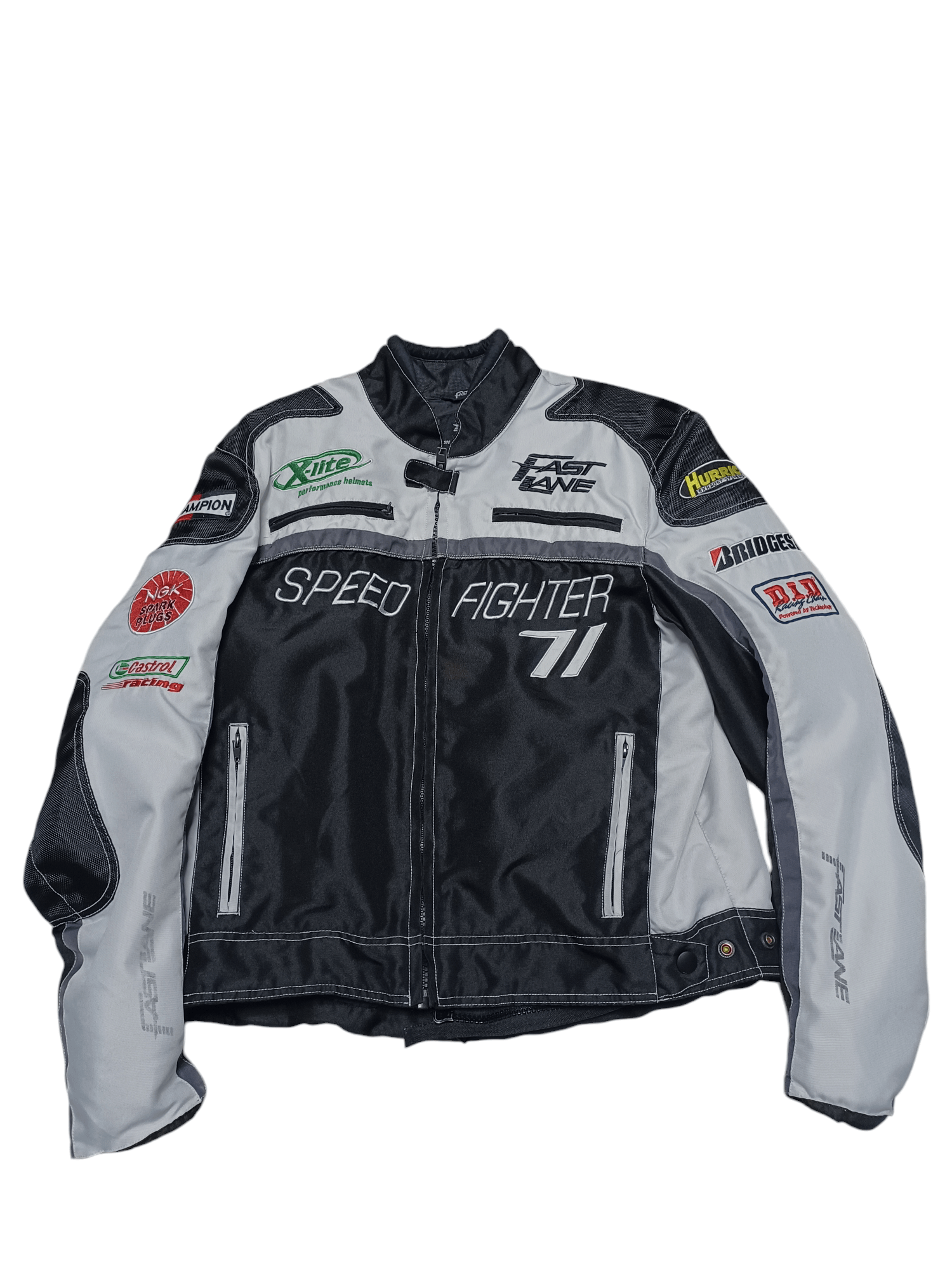 Formula 1 FAST LANE SPEED FIGHTER FIRE VINTAGE RACING JACKET Size US XL / EU 56 / 4 - 1 Thumbnail