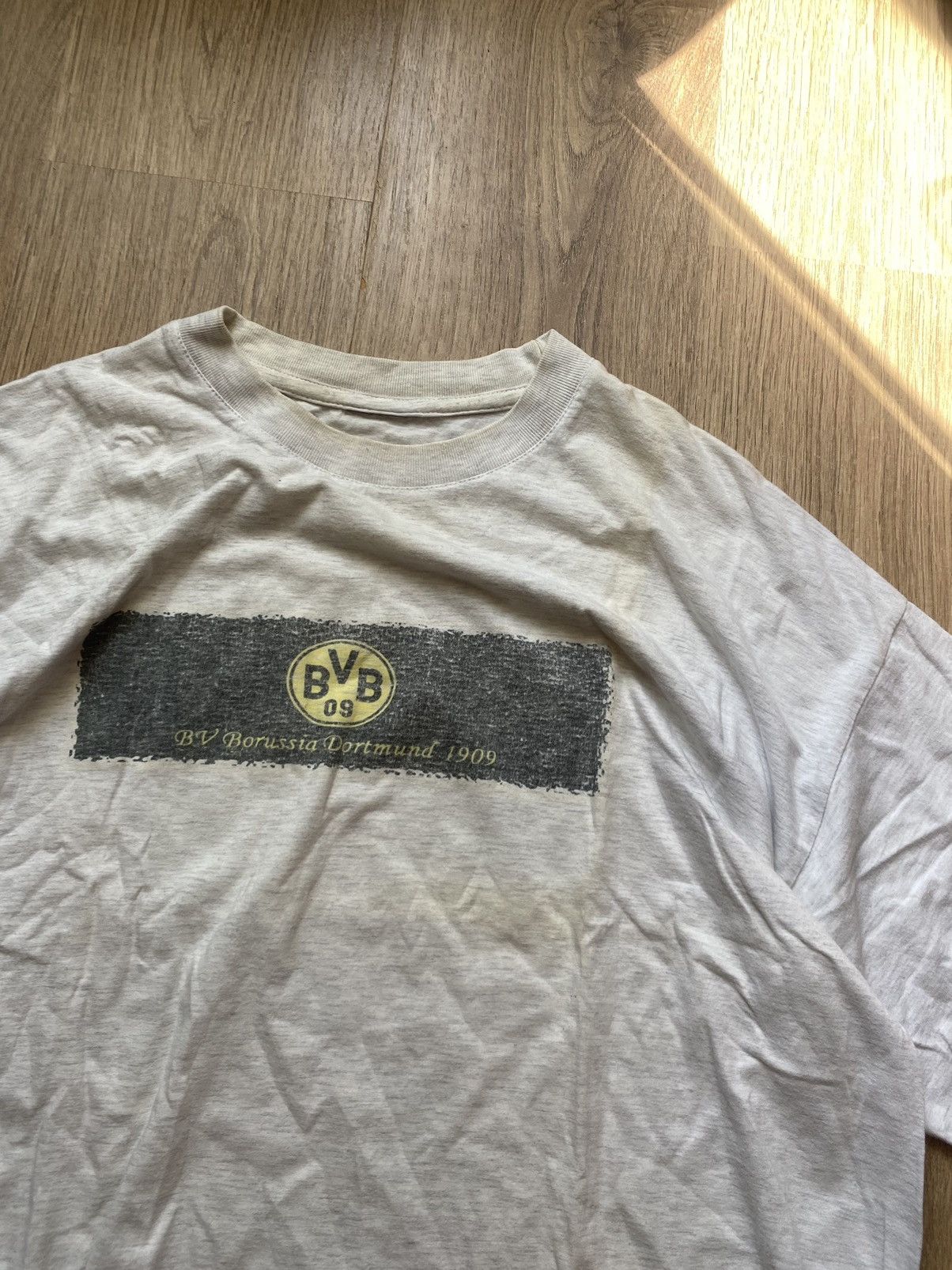 Vintage 90's BVB Vintage Borussia Dortmund Team Cotton T Shirt Size US XL / EU 56 / 4 - 2 Thumbnail