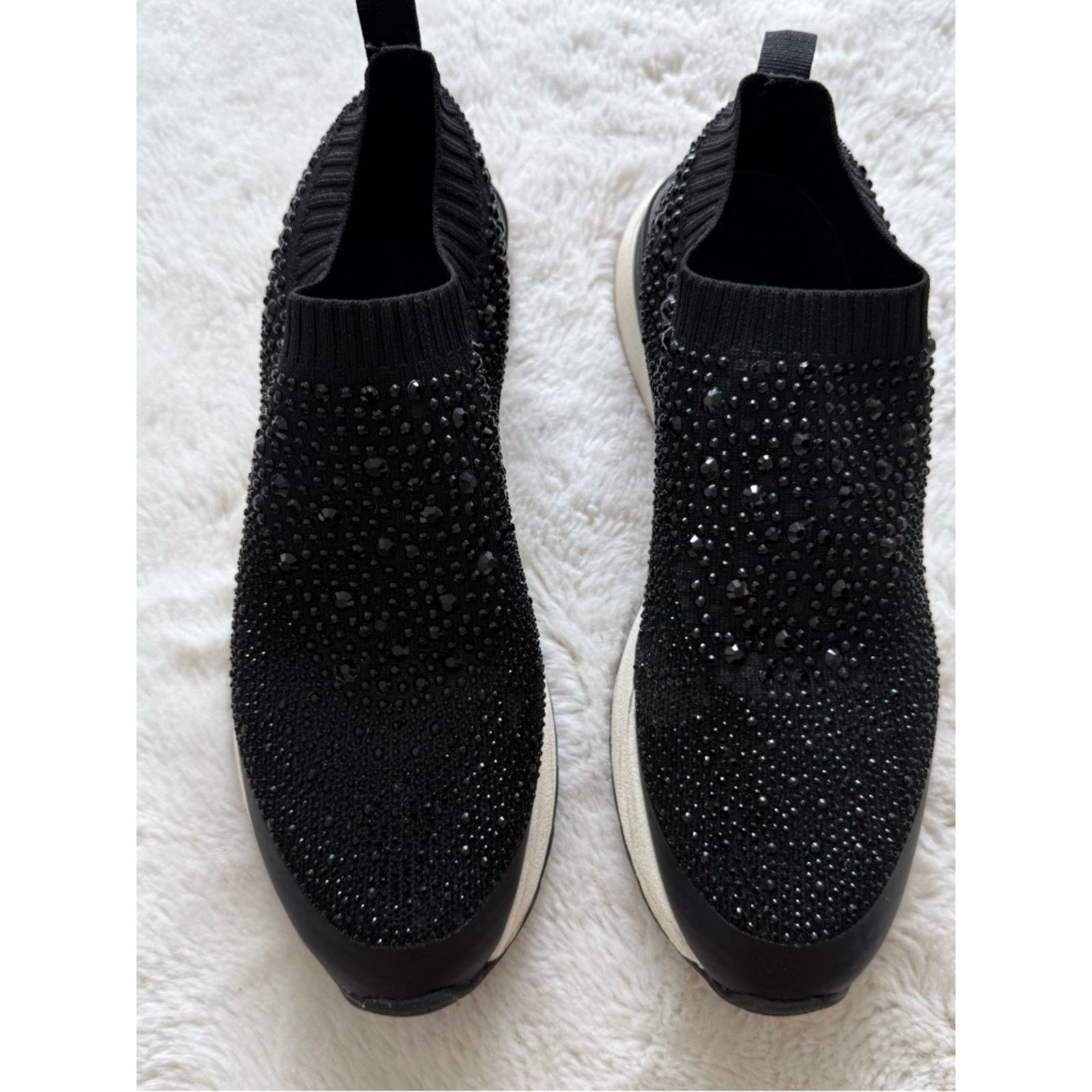 Zara Zara women cloth sneakers with crystals size 39 EU Size US 9 / IT 39 - 2 Thumbnail