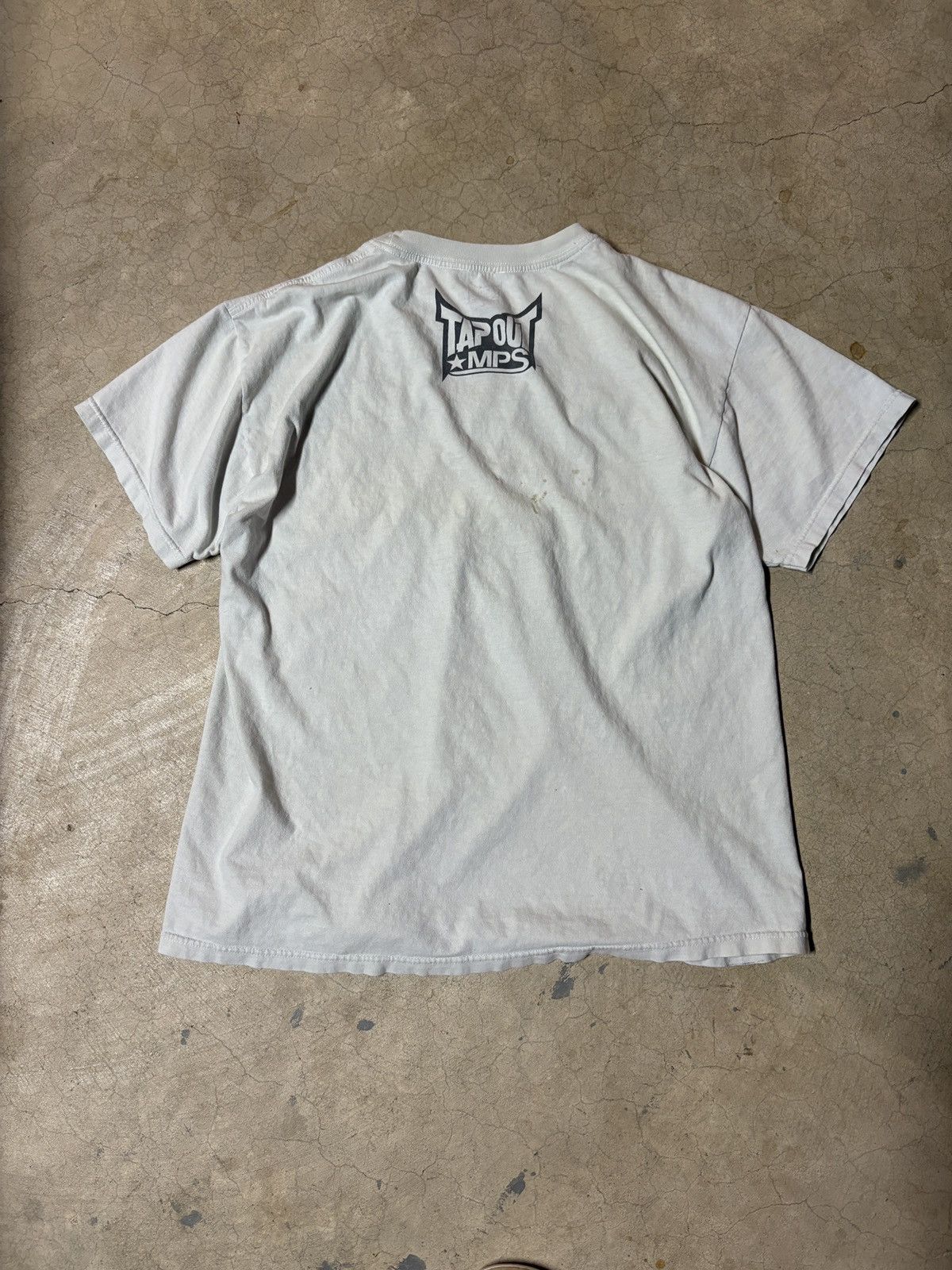 Tapout Vintage Tapout MPS Y2K Skull MMA Tee T-shirt White Large Size US L / EU 52-54 / 3 - 3 Thumbnail