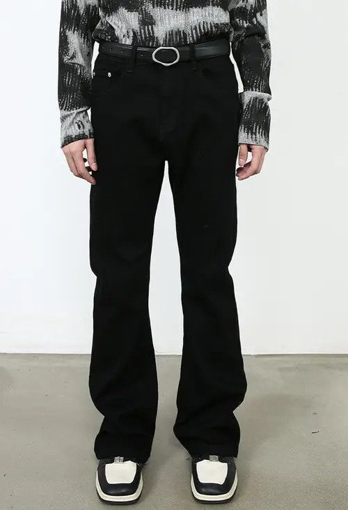 Other Black retro all-match flared stretch jeans Size US 32 / EU 48 - 1 Thumbnail