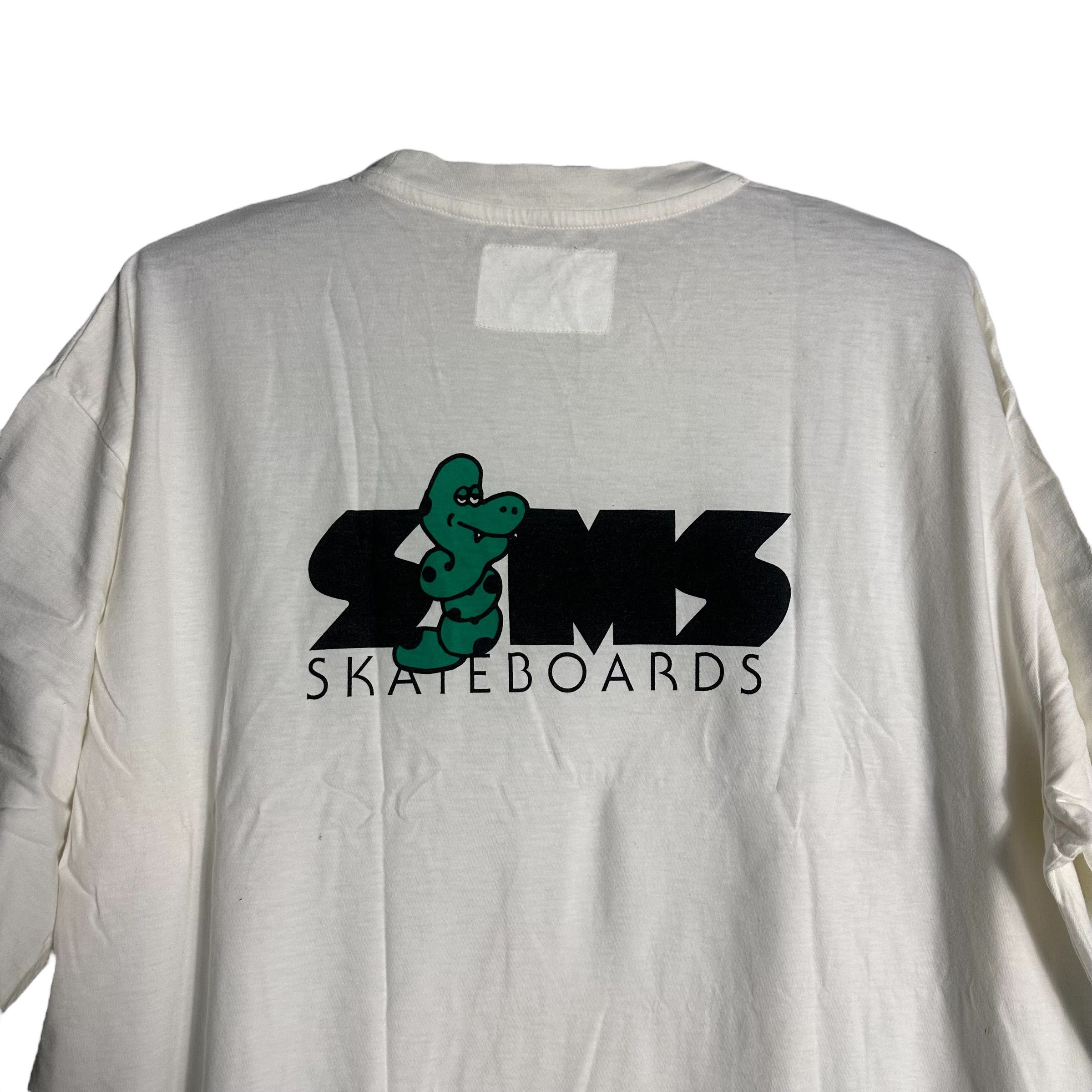 Other 🔥RARE🔥Vintage Sims Skateboard Spell Out T-shirt Size US L / EU 52-54 / 3 - 2 Thumbnail