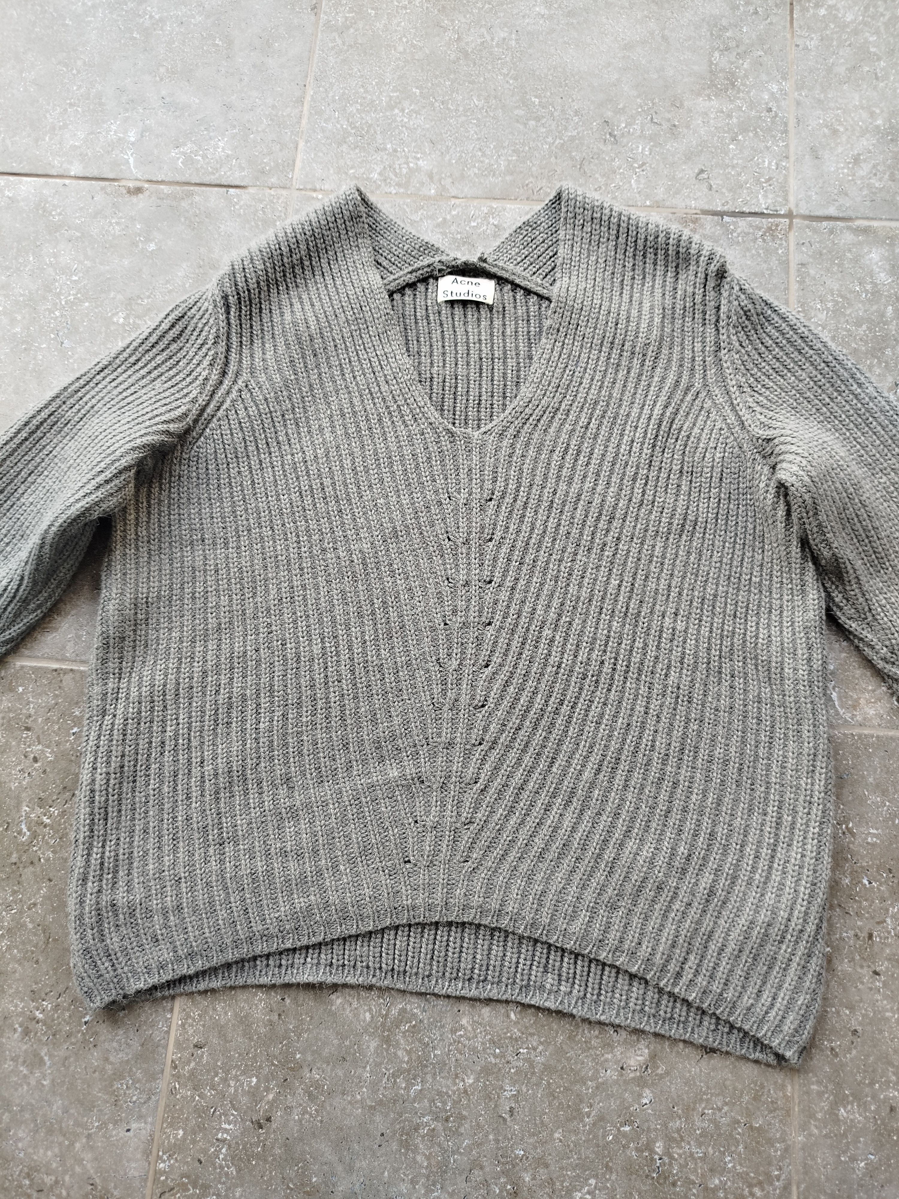 Acne Studios Acne Studios Sweater Ribbed Wool Cashmere SS15 Size L / US 10 / IT 46 - 3 Thumbnail
