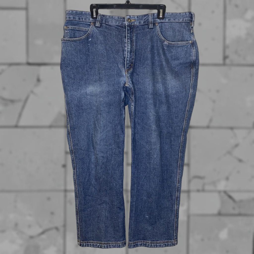 CO DULUTH TRADING CO Mens Denim Jeans Zip Fly 42x28.5 Regular Blue Cotton Denim 1990s? No, vintage no 42 Mens Size US 42 / EU 58 - 1 Thumbnail