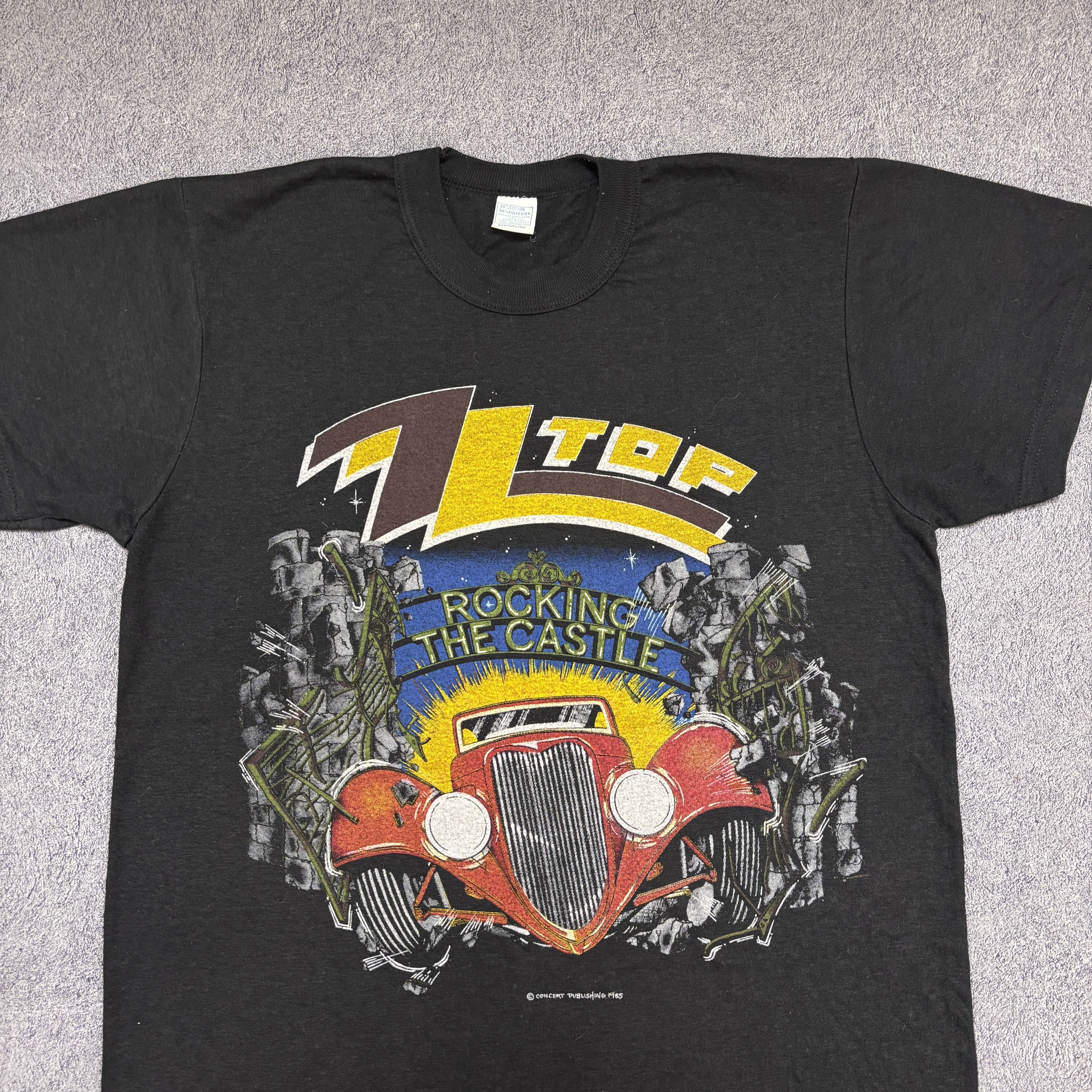 Band Tees Vintage ZZ Top Shirt 80s Band Tee Marillion Monsters of Rock Size US M / EU 48-50 / 2 - 3 Thumbnail