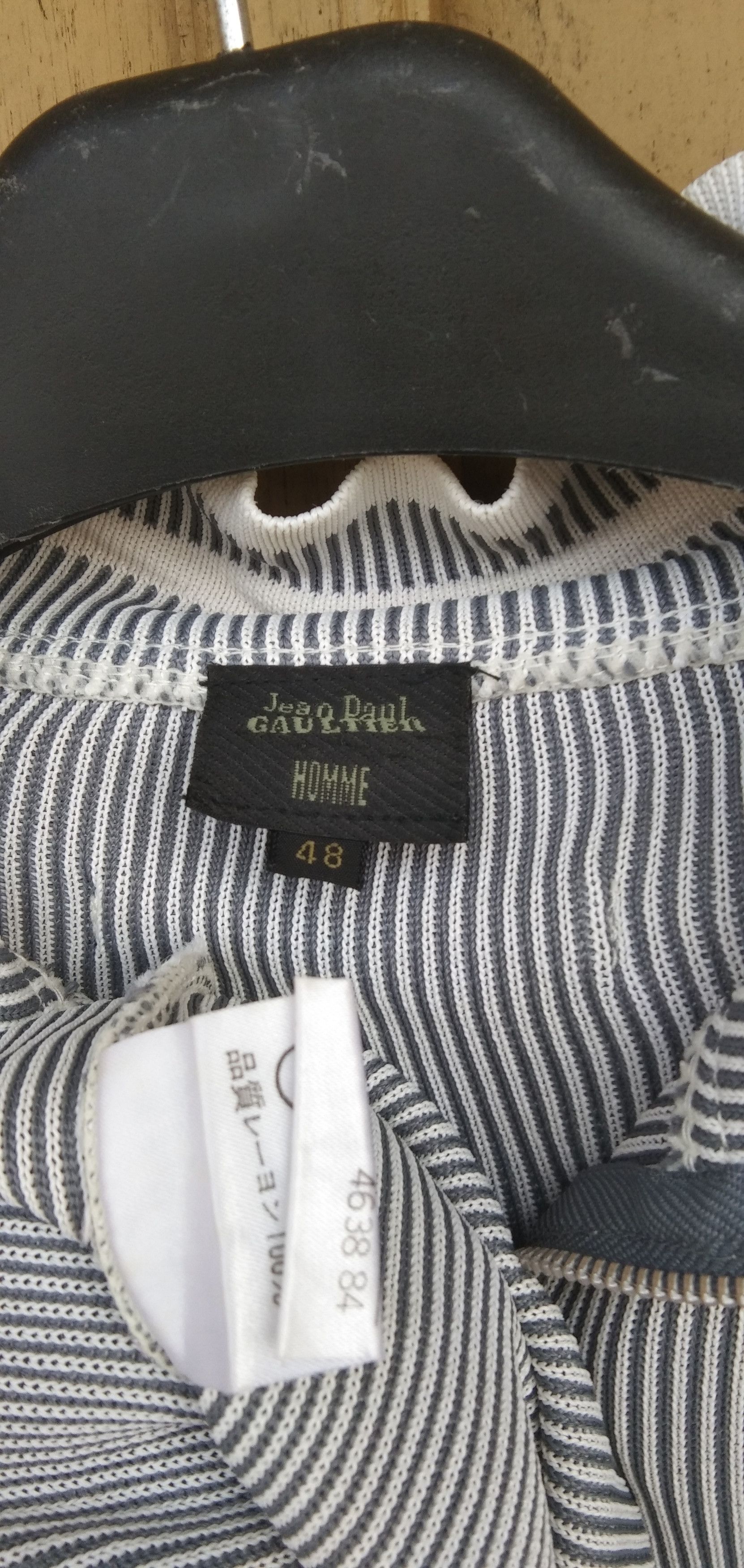 Designer × Jean Paul Gaultier × Vintage Jpg homme pocket stripe halpzip sweater Size M / US 6-8 / IT 42-44 - 6 Thumbnail
