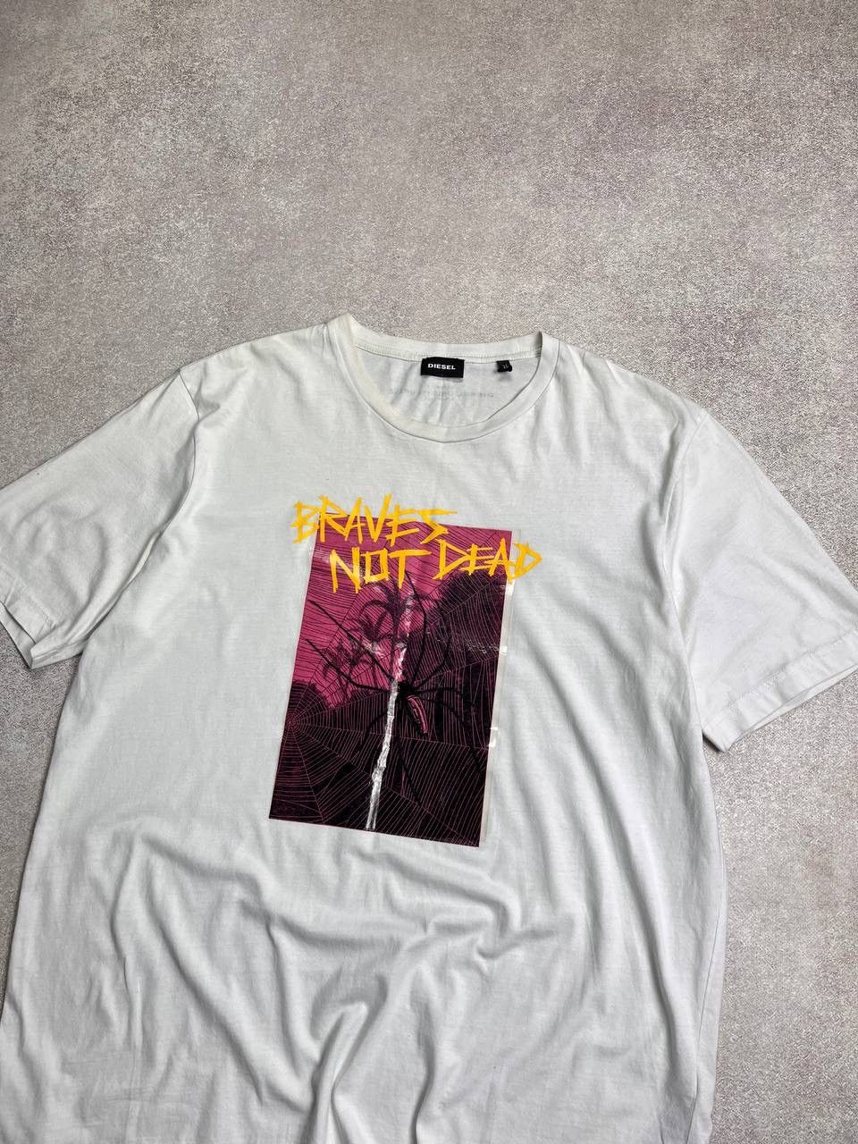 Diesel × Vintage VINTAGE DIESEL ONLY THE BRAVE T-SHIRT XL Size US XL / EU 56 / 4 - 2 Thumbnail