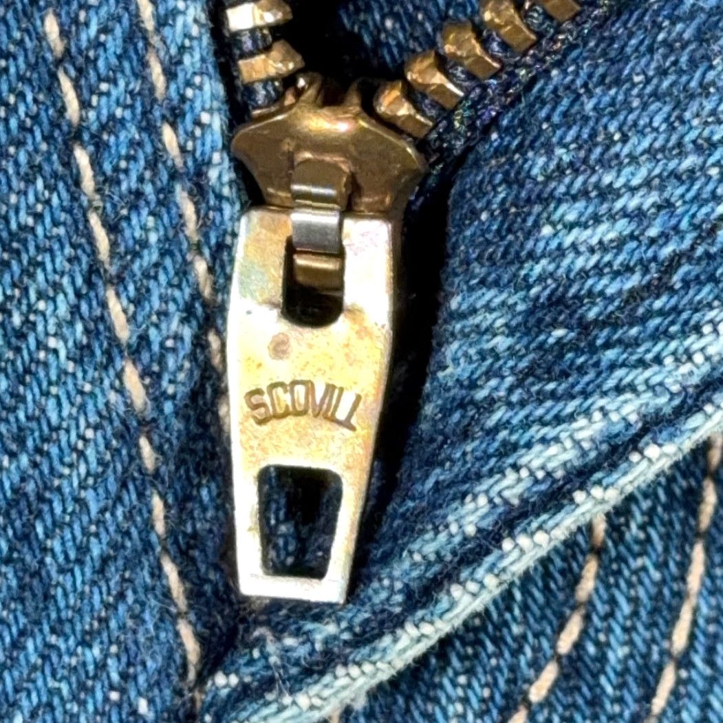 Calvin Klein VINTAGE Calvin Klein Jeans Mens 36x32 Blue Dark Wash Denim Scovill Zip 80s Size US 36 / EU 52 - 7 Thumbnail