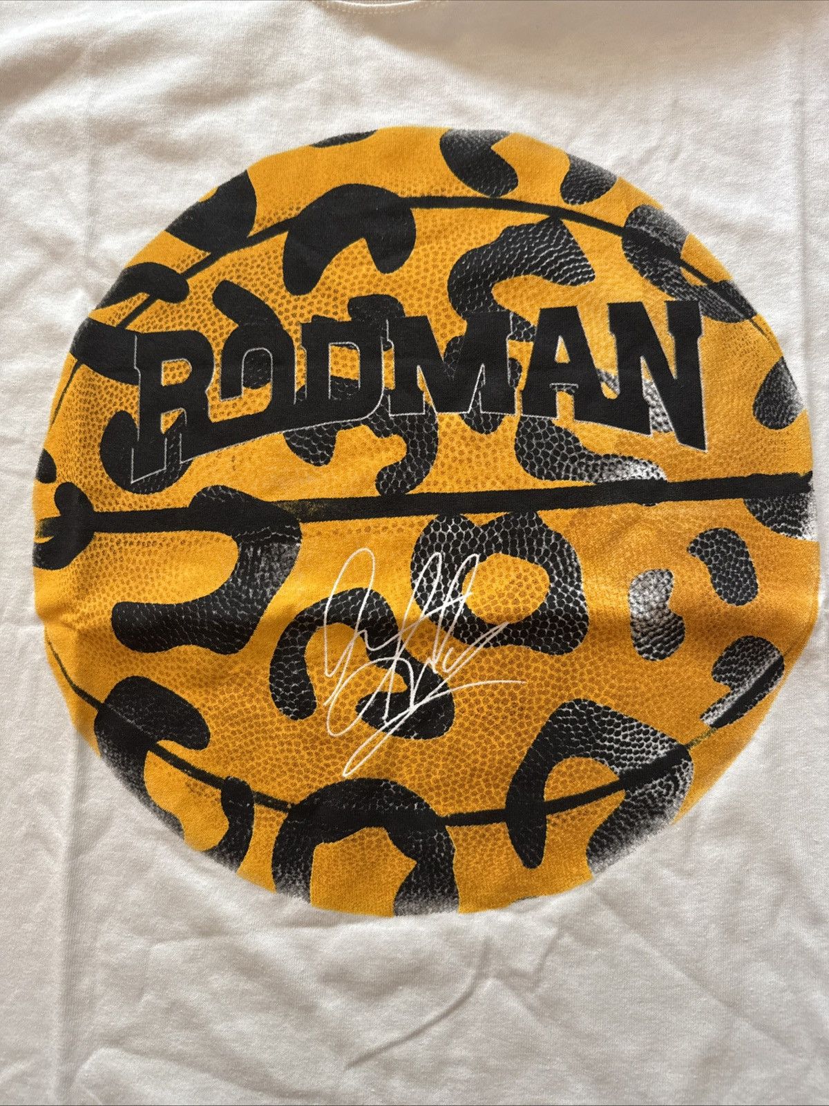 Other Rodman Brand Cheetah Basketball Graphic Tee White Medium Size US M / EU 48-50 / 2 - 4 Thumbnail