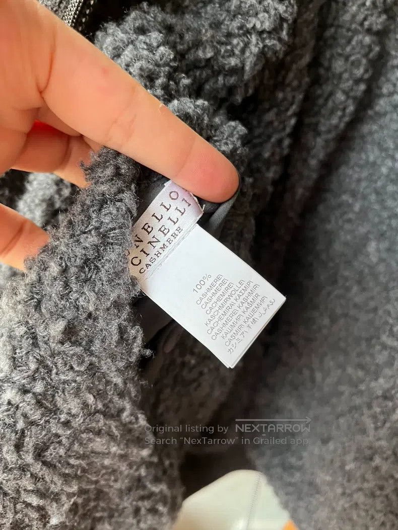 Brunello Cucinelli Brunello Cucinelli Double-sided teddy cashmere sweater jac Size S / US 4 / IT 40 - 5 Thumbnail