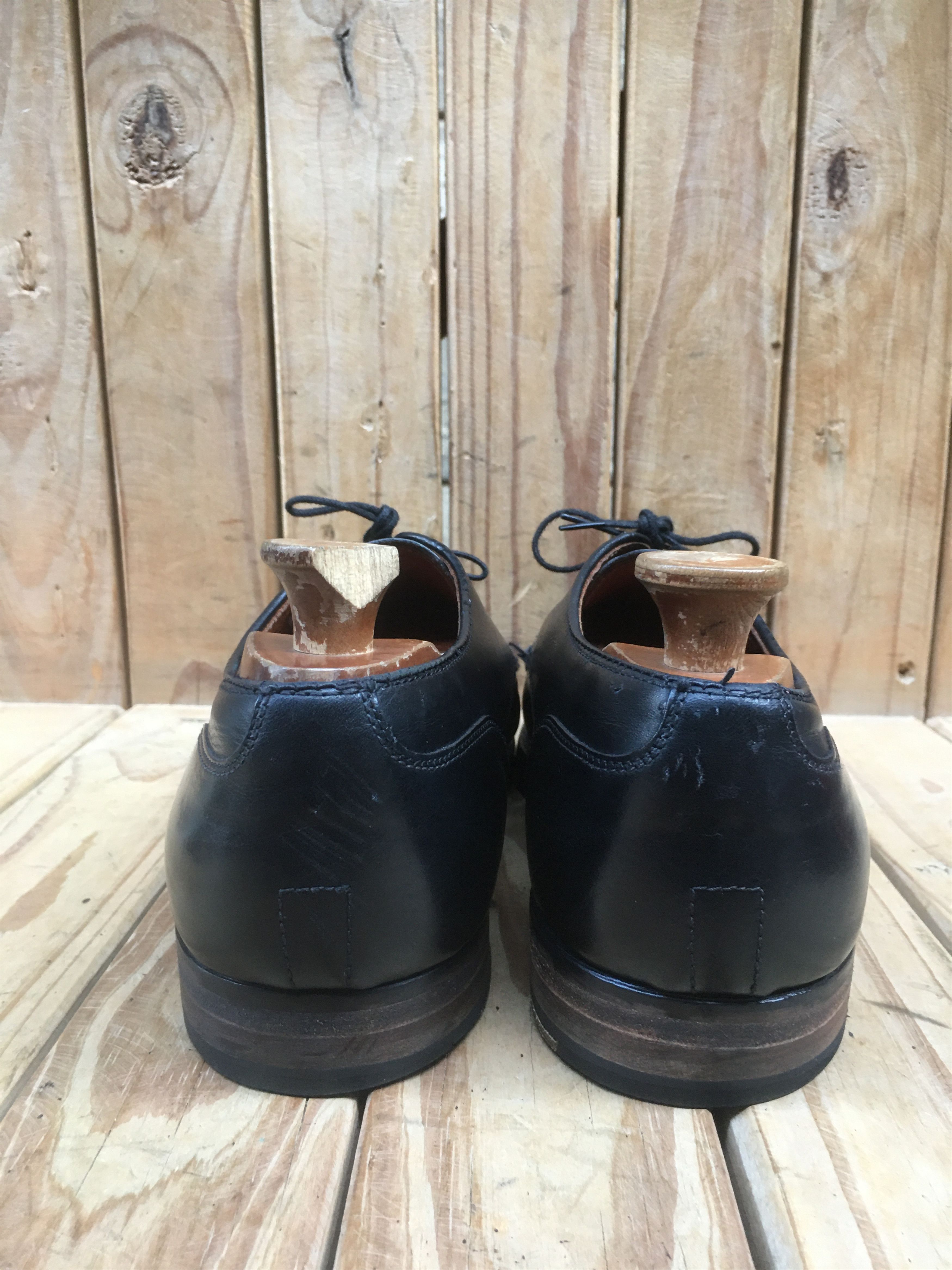 Alden Alden 971 captoe black leather dress shoes UK 9 B/D Size US 10 / EU 43 - 7 Thumbnail