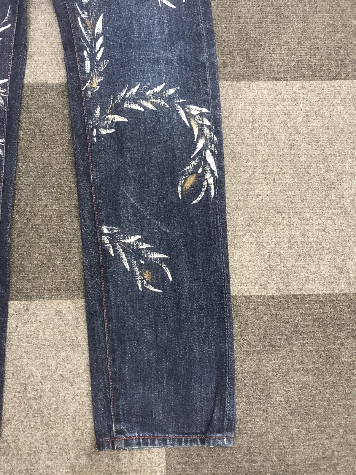 Japanese Brand 💥ARCHIVAL JAPAN💥Archival Flying Pheonix ZEN DENIM F706 Size US 27 - 7 Thumbnail