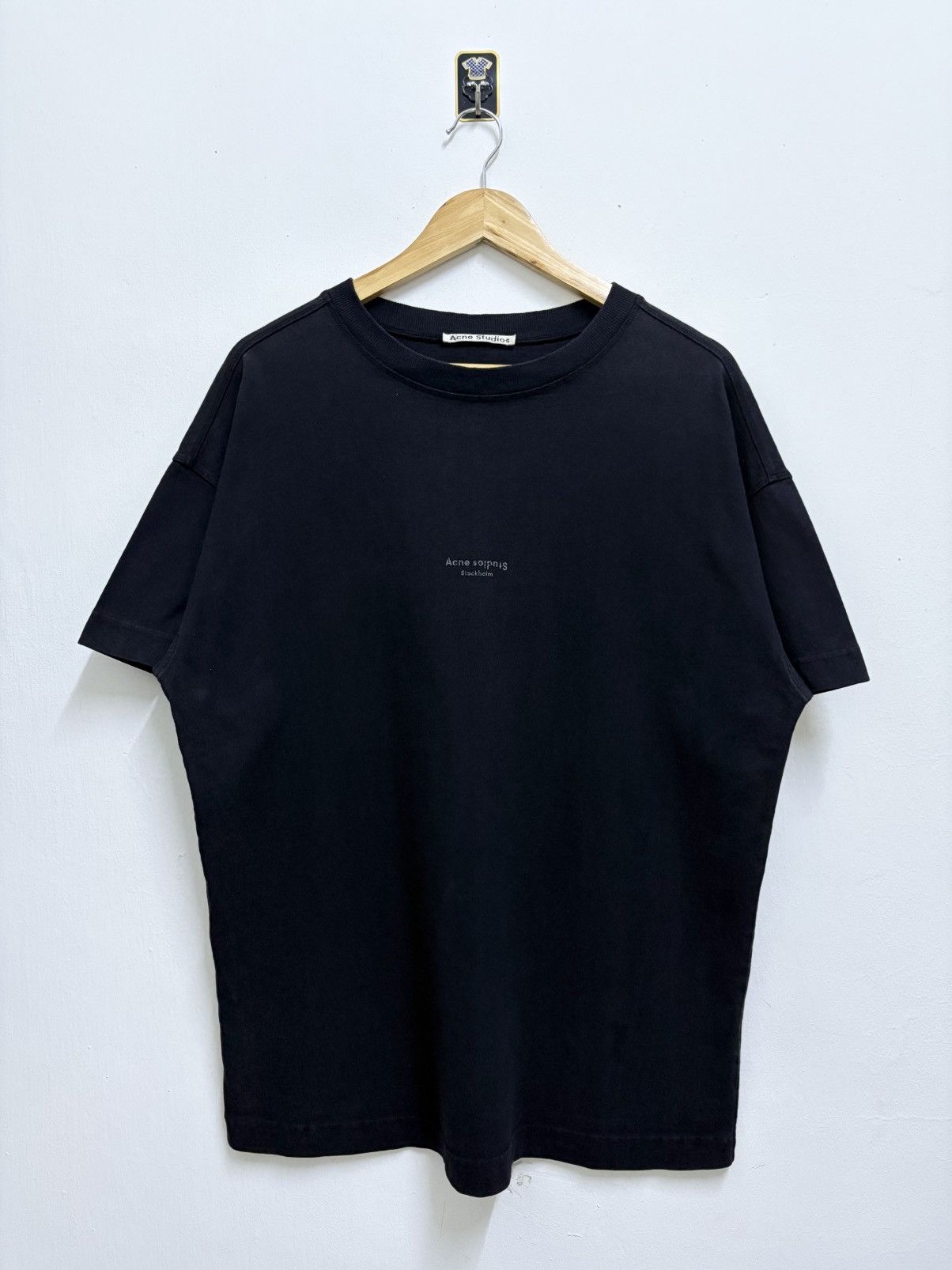 Acne Studios 2000's Acne Studios Stockholm Center Black T-Shirt Size US M / EU 48-50 / 2 - 1 Thumbnail