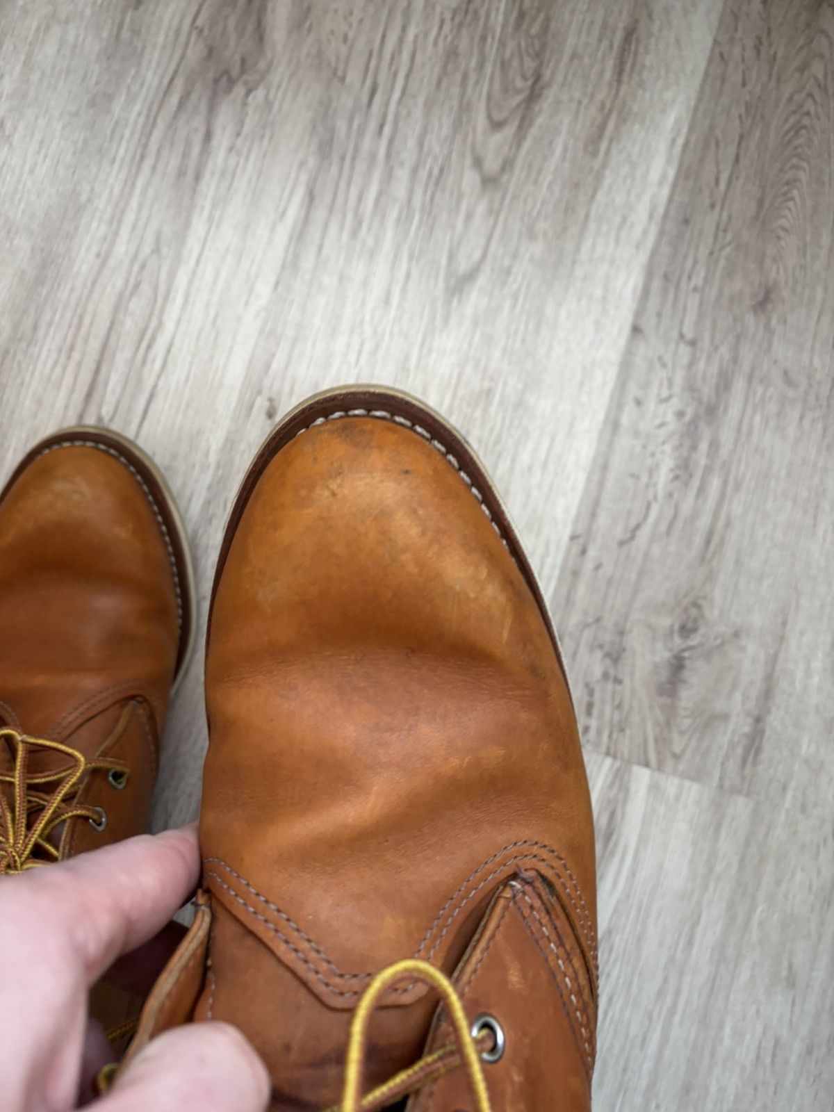 Red Wing Red Wing 3140 Work Chukka (2013, Made in USA) – Size 10D Size US 10 / EU 43 - 23 Thumbnail