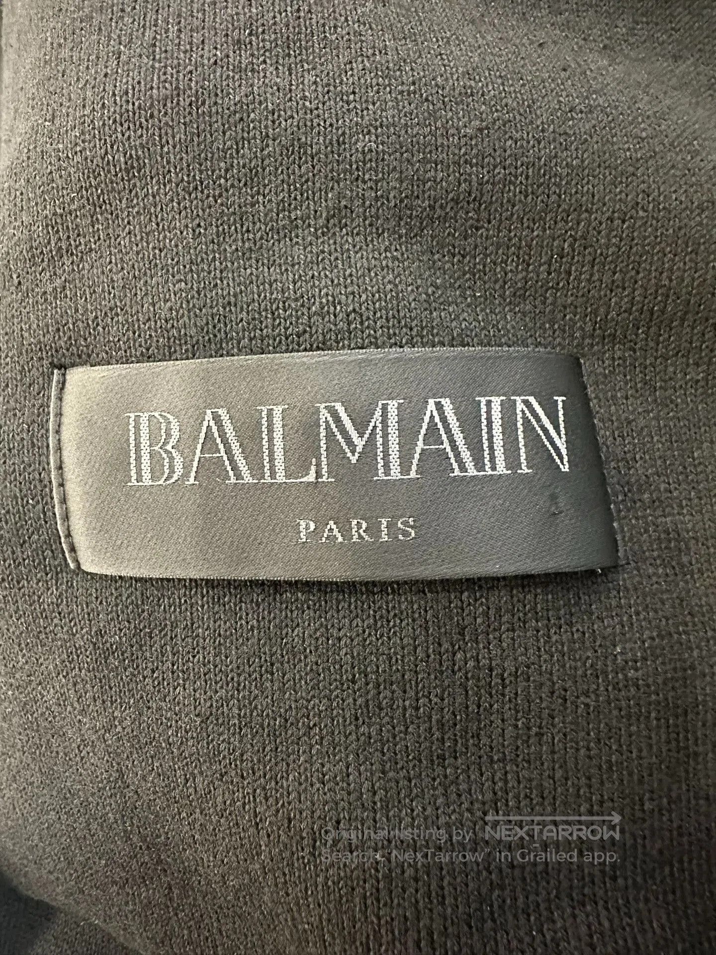 Balmain Balmain Black Zipper Biker Leather Jacket. Size US M / EU 48-50 / 2 - 5 Thumbnail