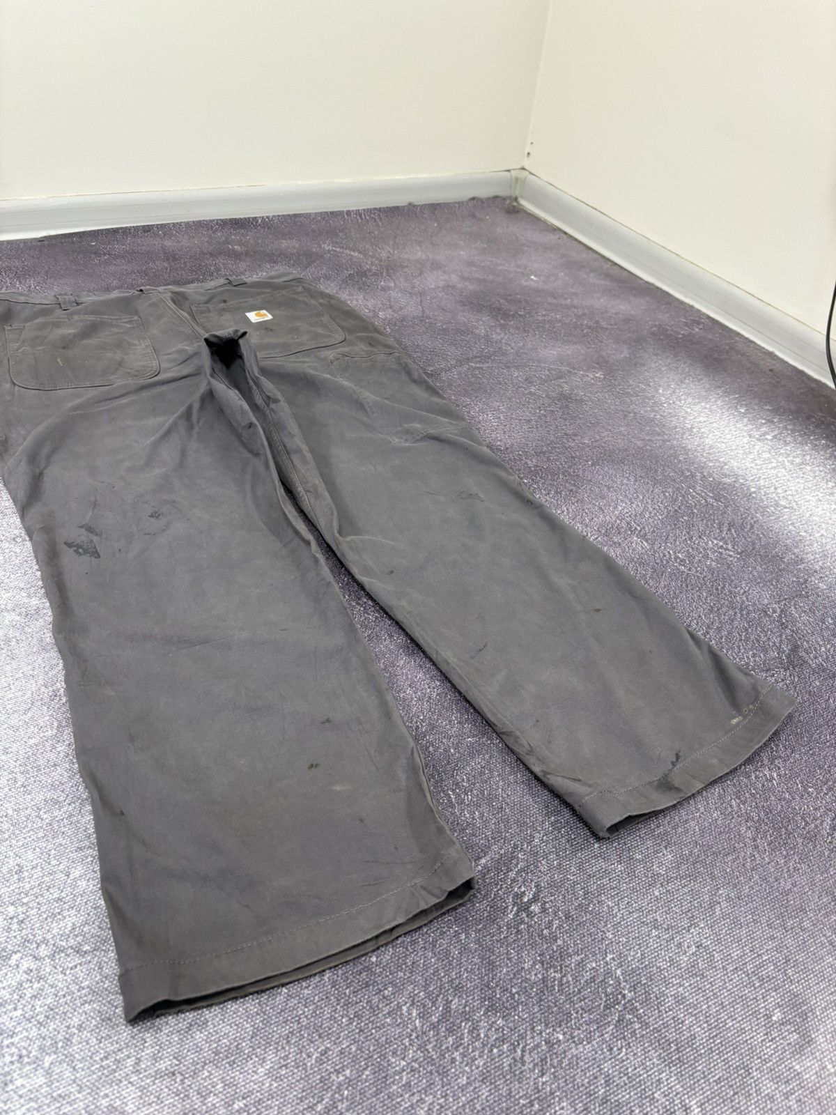 Carhartt Vintage Carhartt Y2K Gray Work Hype Relaxed Fit Baggy Pants Size US 36 / EU 52 - 4 Thumbnail