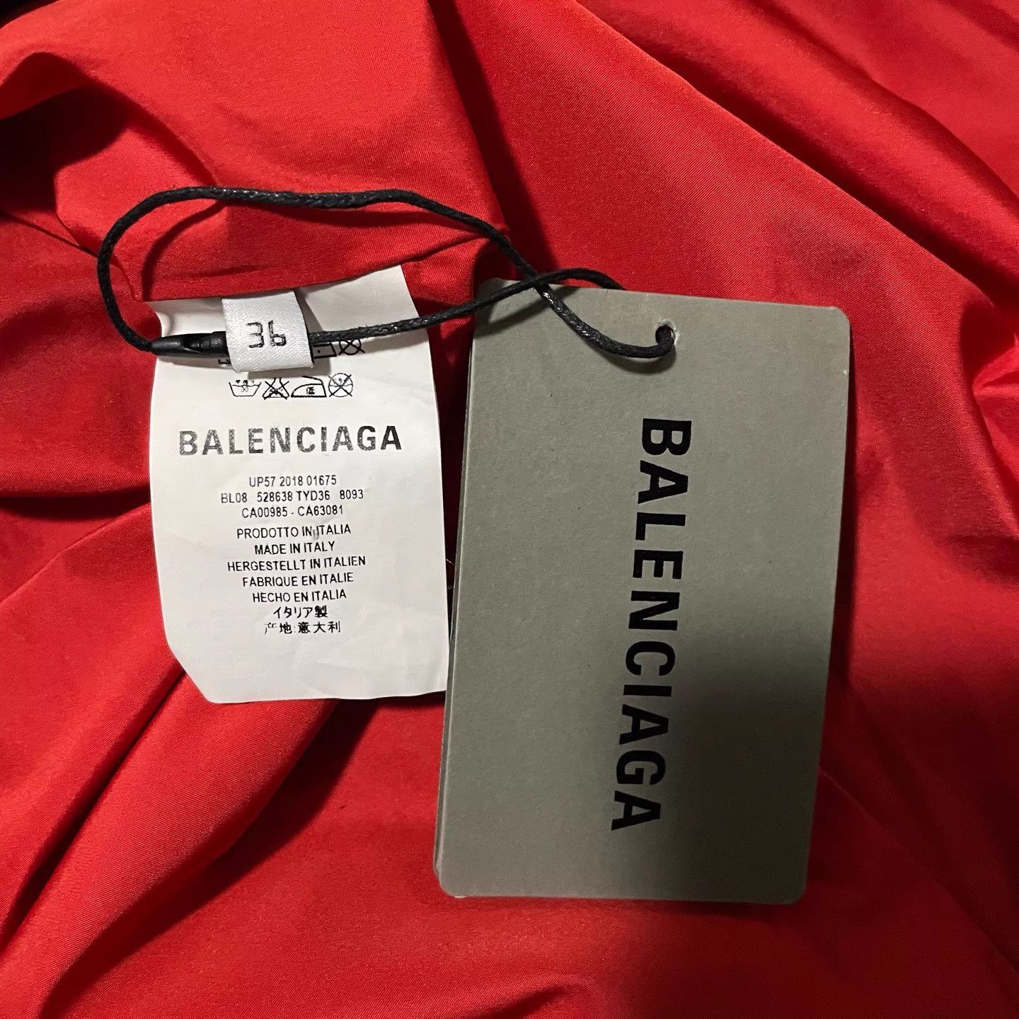 Balenciaga Balenciaga RWB Colorblock Shell Jacket 36 Size XS / US 0-2 / IT 36-38 - 4 Thumbnail