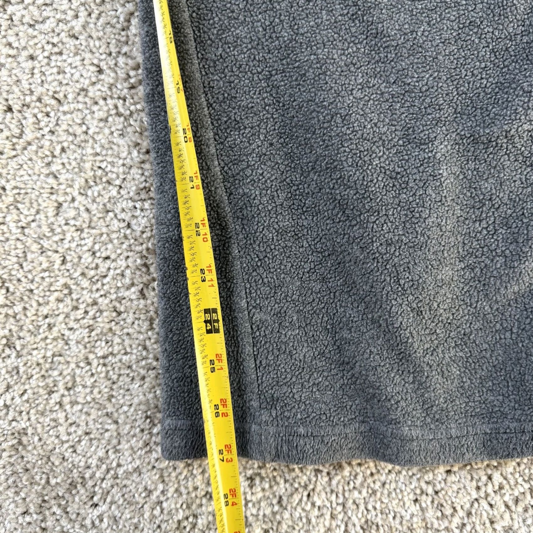 Champion VINTAGE Champion Pants Mens S Gray Sweatpants Fleece Stripe Elastic Waist Pockets Size US 29 - 7 Thumbnail