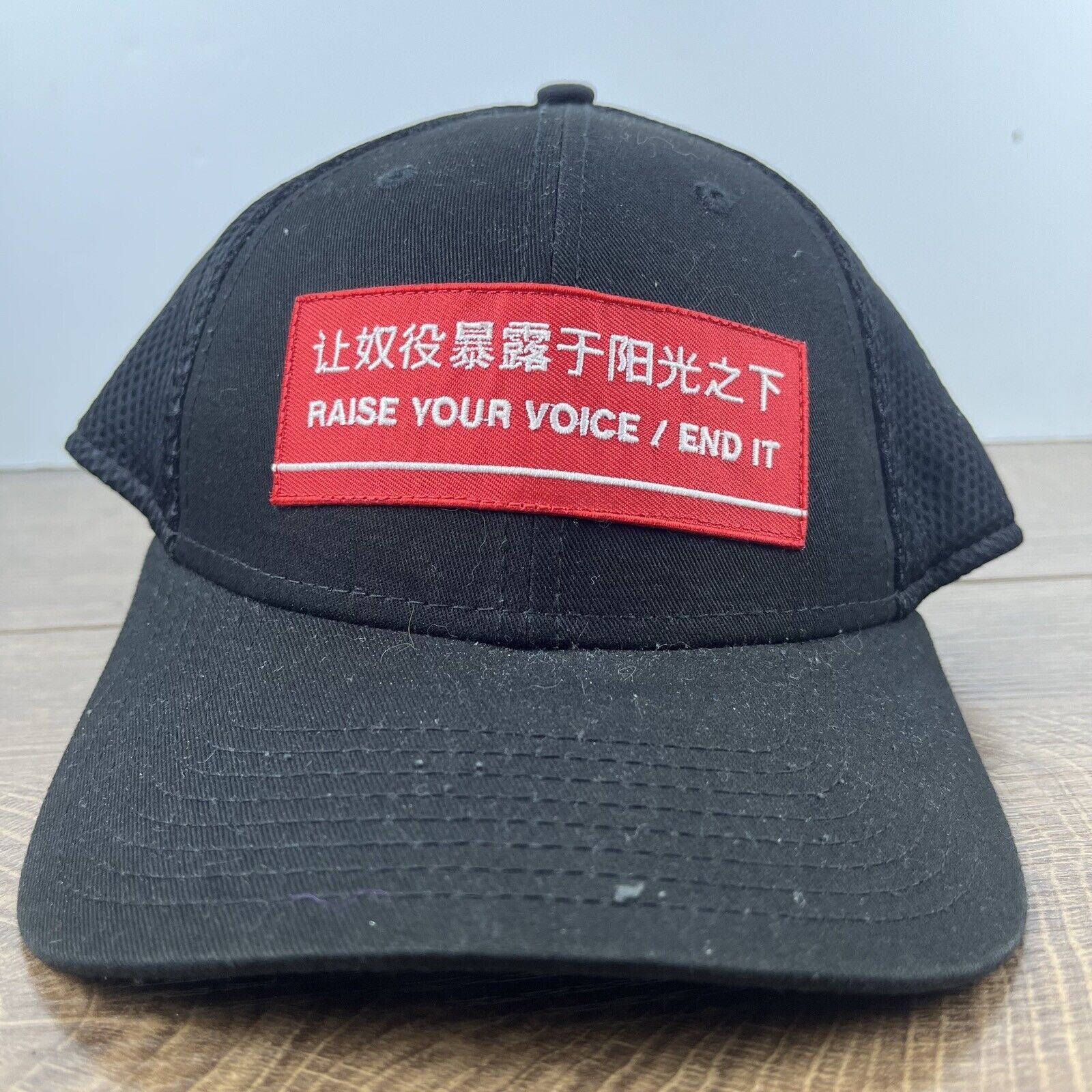 New Era Raise Your Voice Hat Snapback Hat Black Hat End It Black Adu Size ONE SIZE - 2 Thumbnail