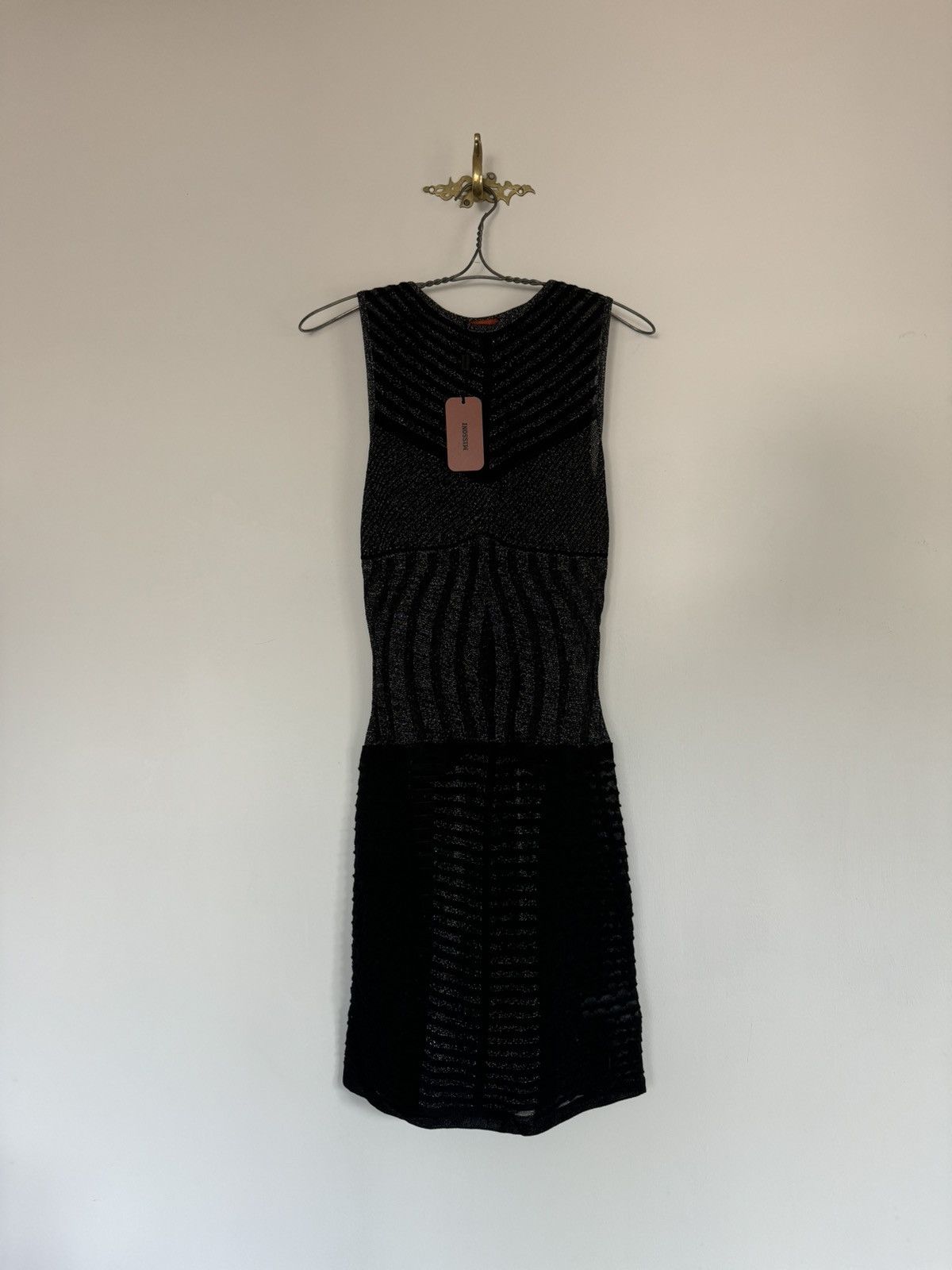 Missoni New Missoni sheer black knit metallic shell dress sz 40 Size S / US 4 / IT 40 - 8 Thumbnail