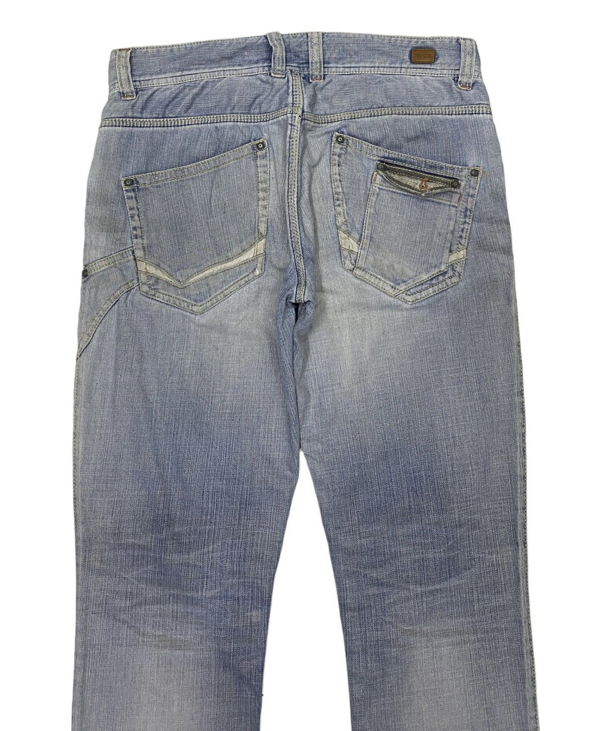 Hysteric Glamour × Nicole Club NICOLE CLUB FOR MEN DISTRESS FLARE DENIM JEANS Size US 34 / EU 50 - 6 Thumbnail