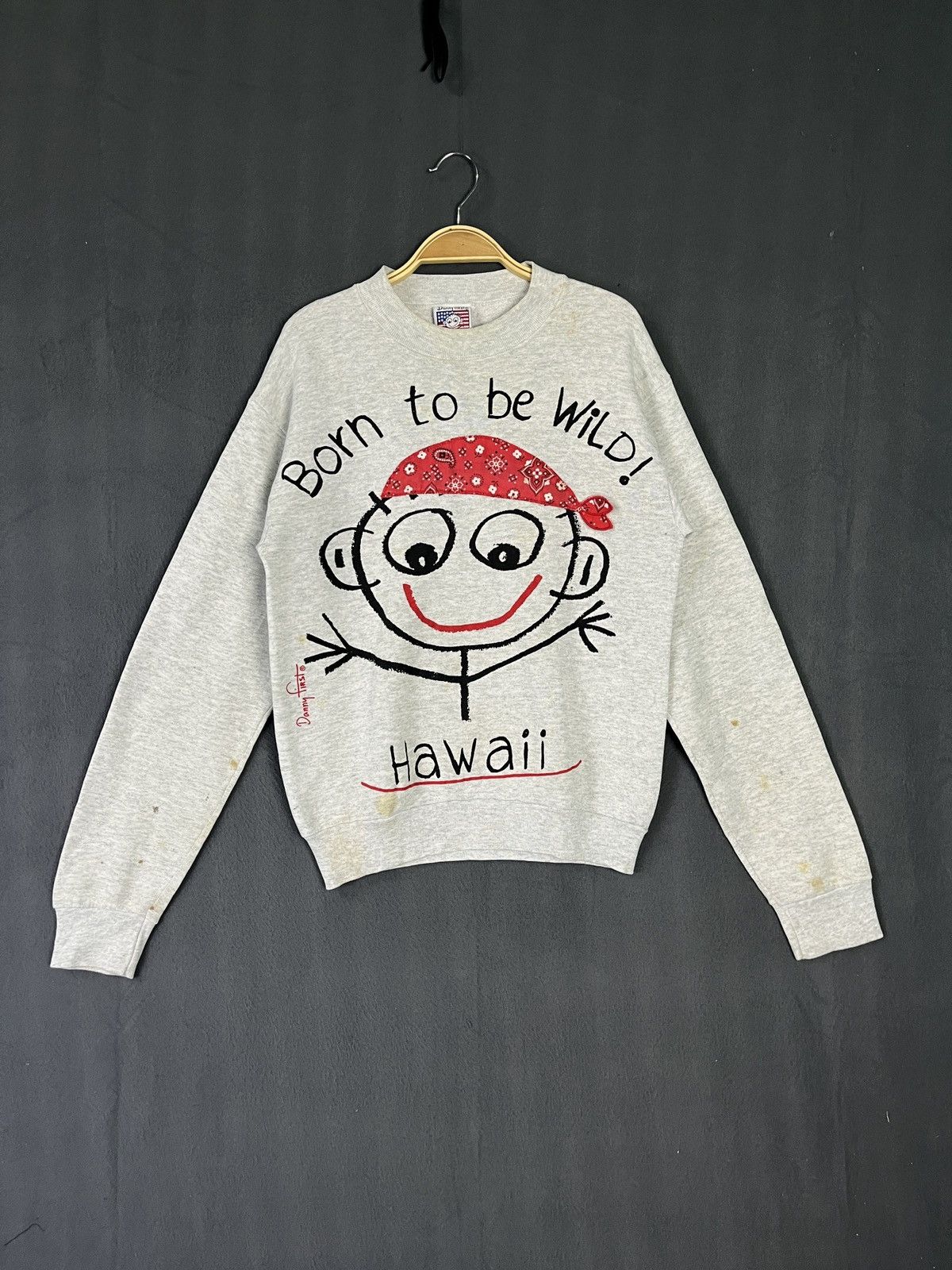 Fruit Of The Loom × Vintage Vintage Danny First FOTL Made in USA Sweatshirt Size US S / EU 44-46 / 1 - 3 Thumbnail