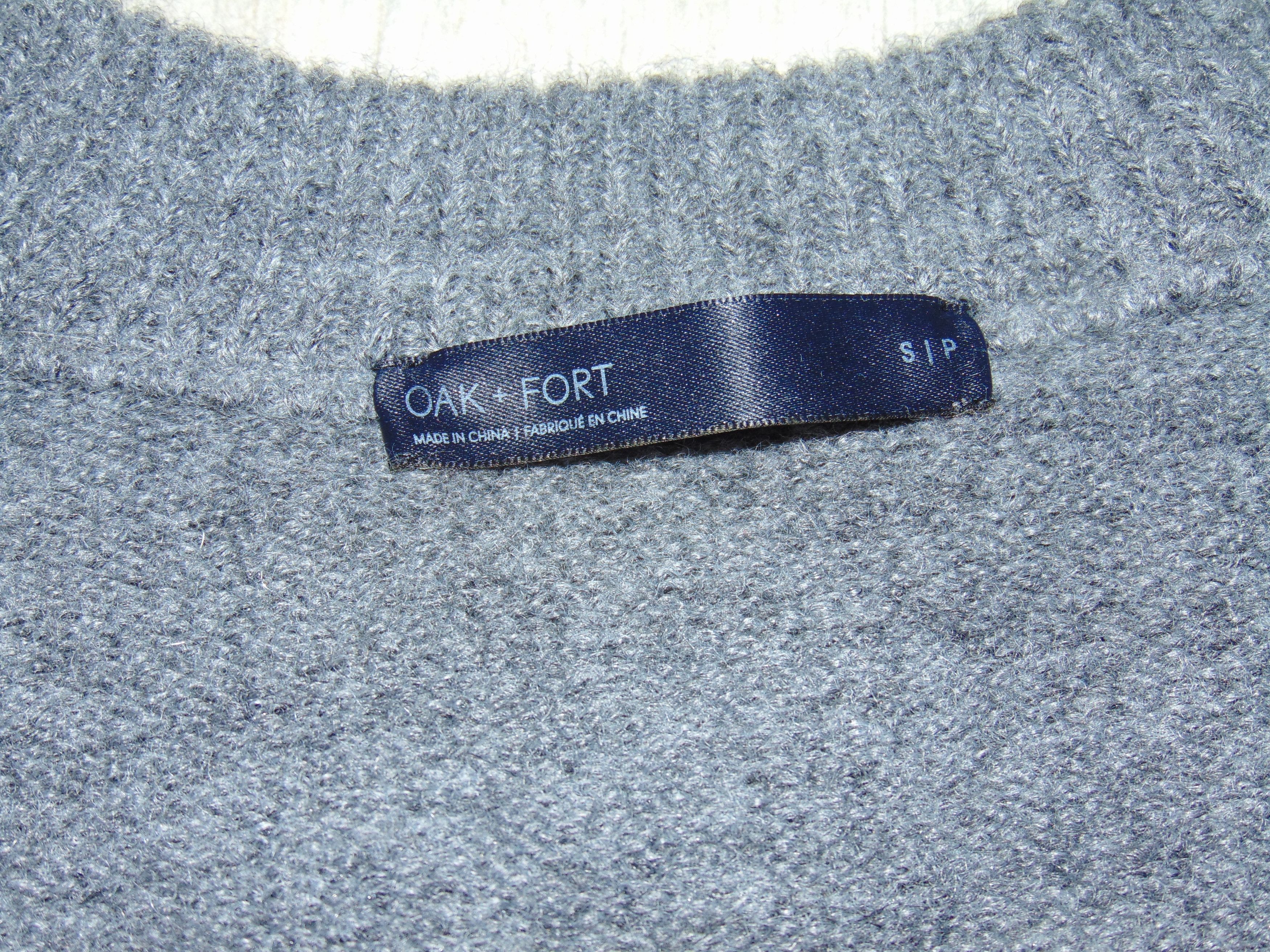 Oak + Fort Vintage Grey Sweater Vest Size US S / EU 44-46 / 1 - 7 Thumbnail