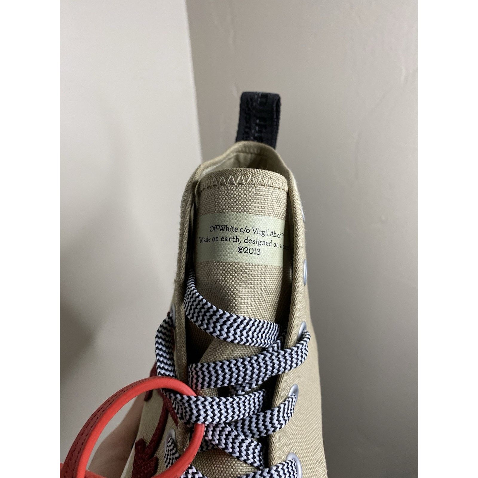 Off-White Size 45 EU ( 12 US ) - Off-White “Sand Burgundy” | NEW ! Size US 12 / EU 45 - 6 Thumbnail