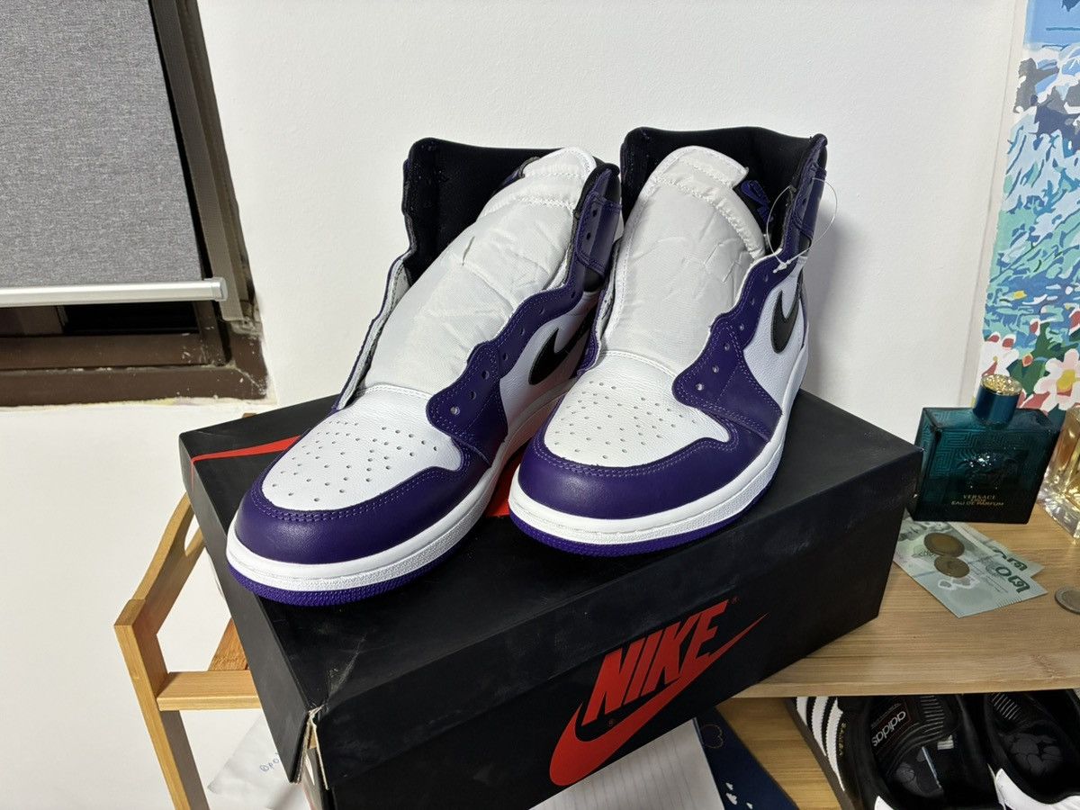 Jordan Brand Jordan 1 Retro High Court Purple Size US 10.5 / EU 43-44 - 1 Thumbnail