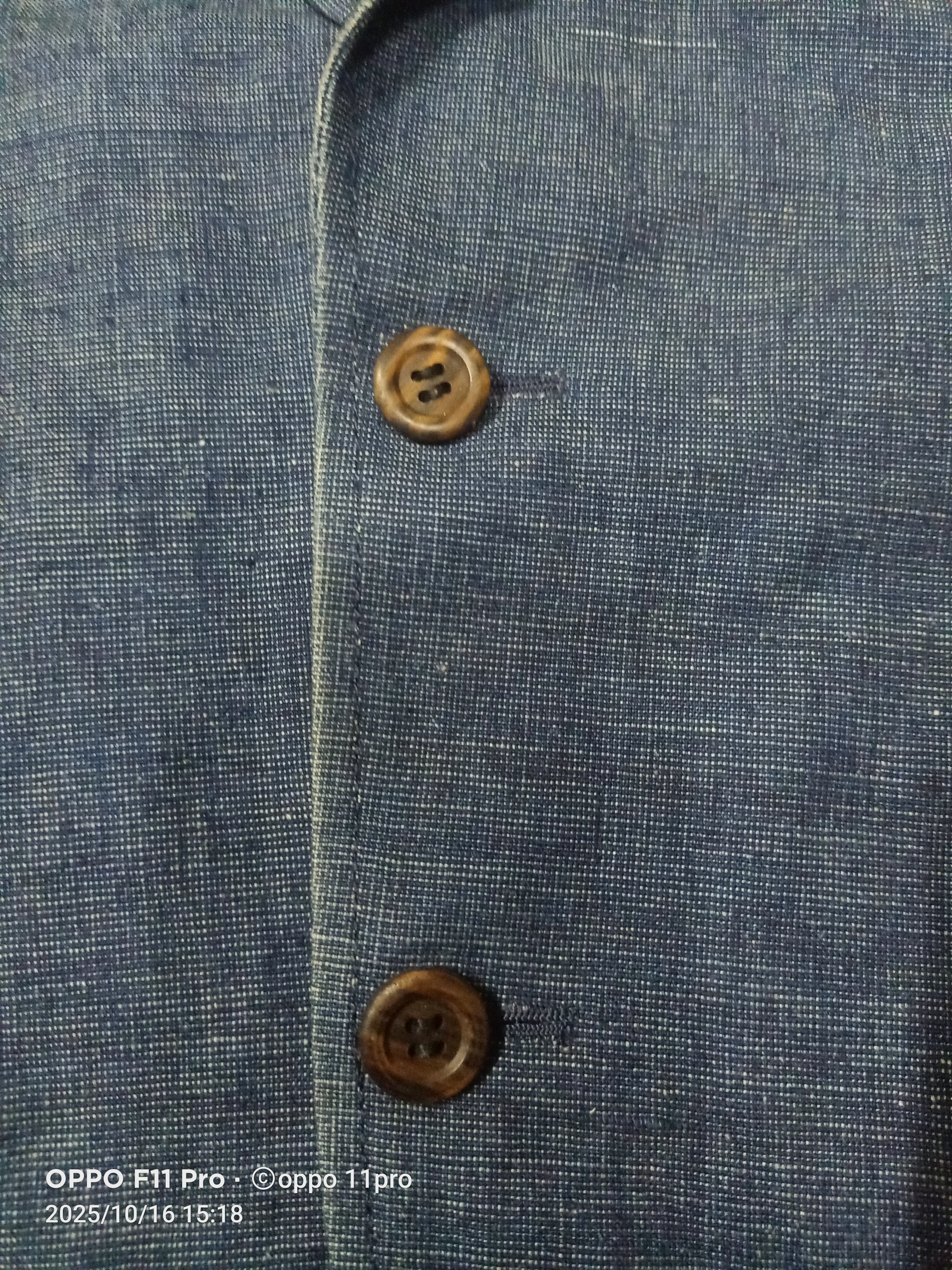 Japanese Brand Sasakura Genisho Blazers Denim Fabric Size 40R - 4 Thumbnail