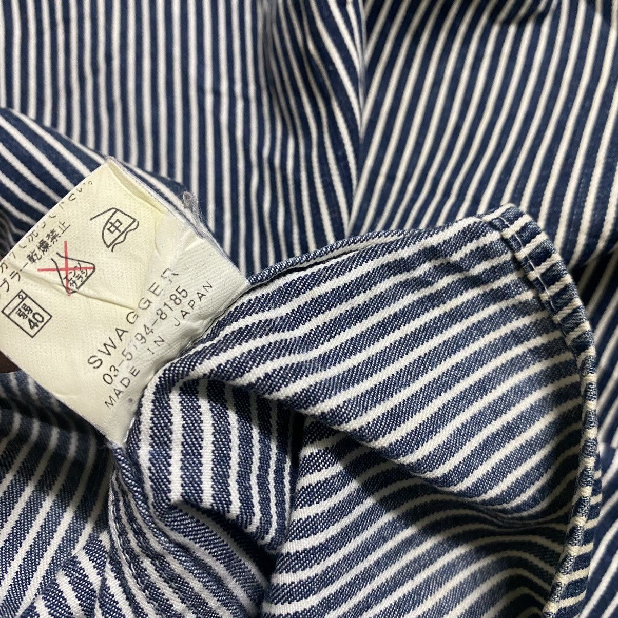 Swagger Swagger Hickory Striped Work Shirt Oversized Size US XL / EU 56 / 4 - 15 Thumbnail