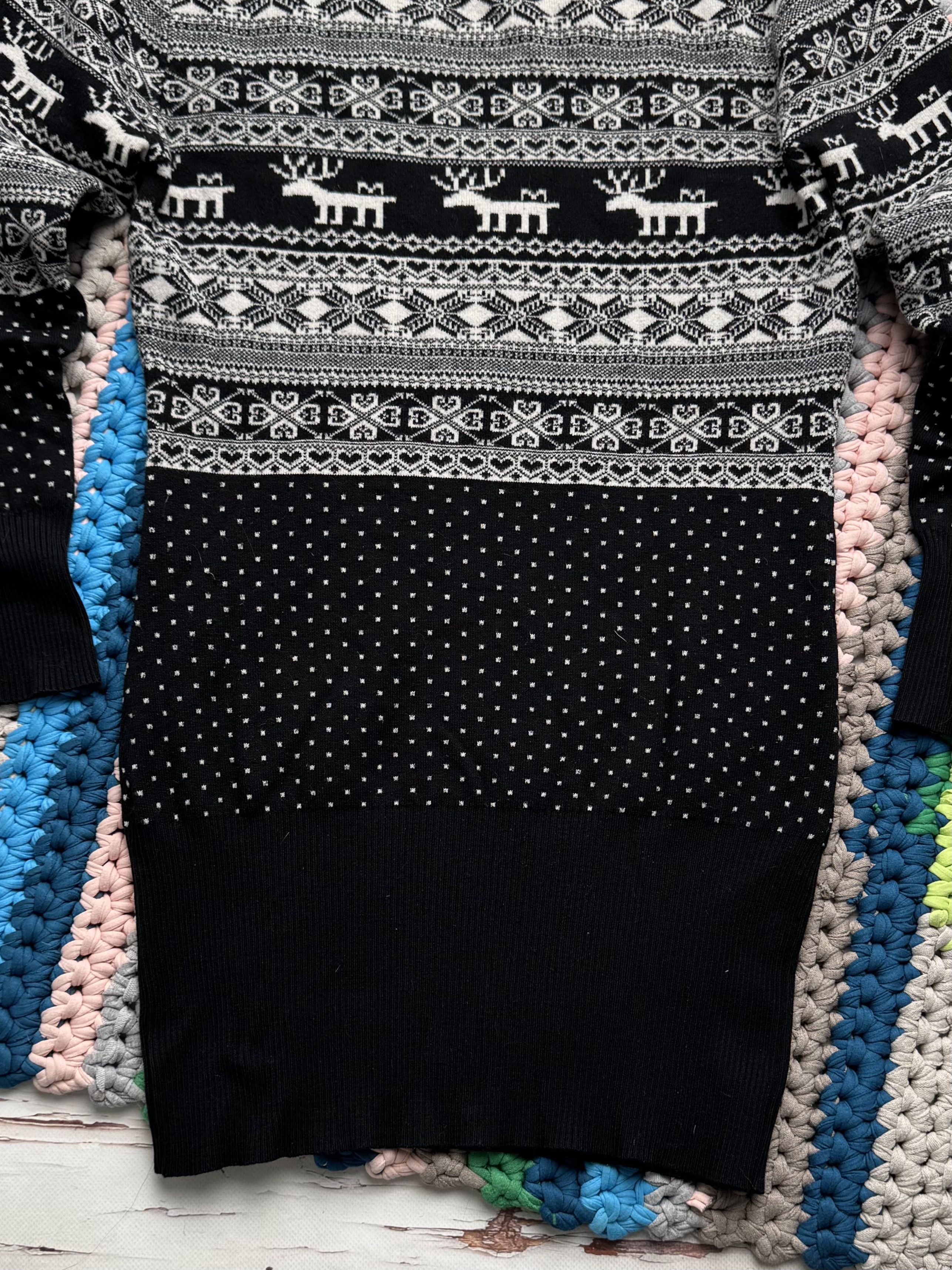 Dolce & Gabbana Vintage Dolce & Gabbana Sweater Dress Nordic Knit Mini Dress Size S / US 4 / IT 40 - 10 Thumbnail