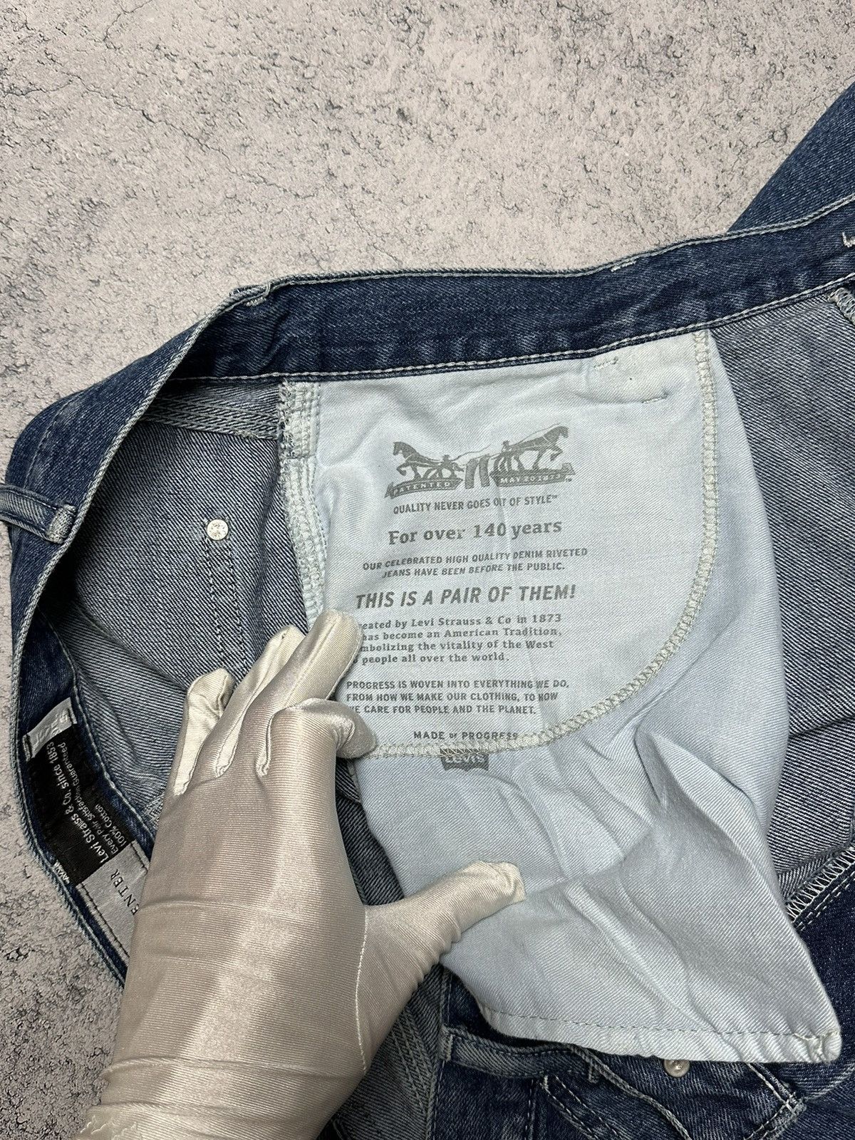 Levi's Levi's Silvertab Baggy Carpenter Denim Shorts W38 Size US 38 / EU 54 - 21 Thumbnail