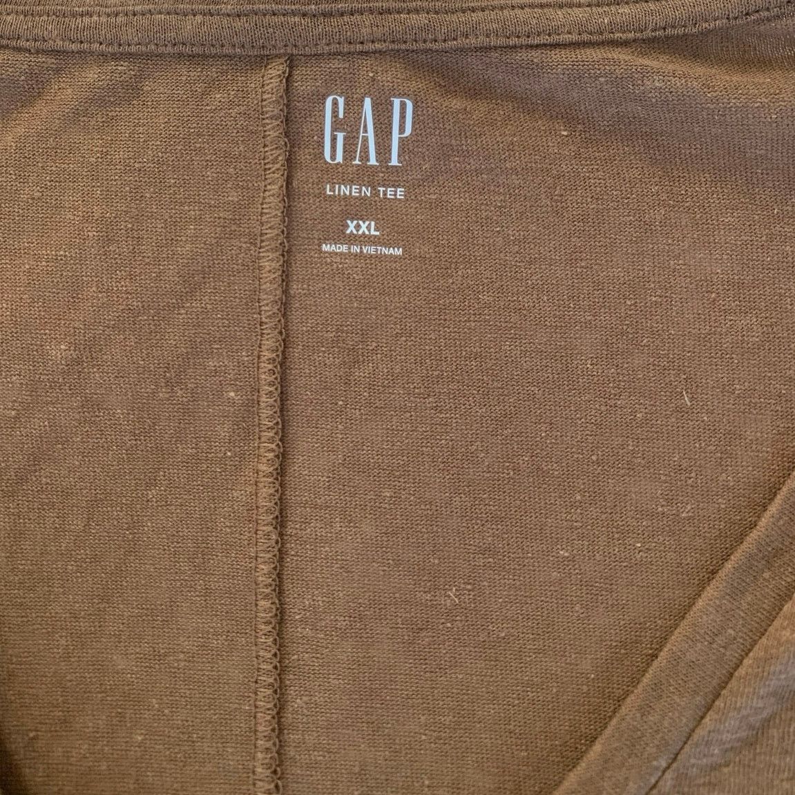 Gap New Gap Linen Tee - Size XXL MSRP $29.99 Size XXL / US 16-18 / IT 52-54 - 3 Thumbnail