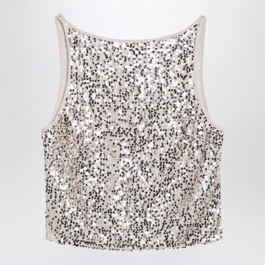 ROTATE o1d2blof0924 Sleeveless Top in Multicolor Size S / US 4 / IT 40 - 1 Thumbnail