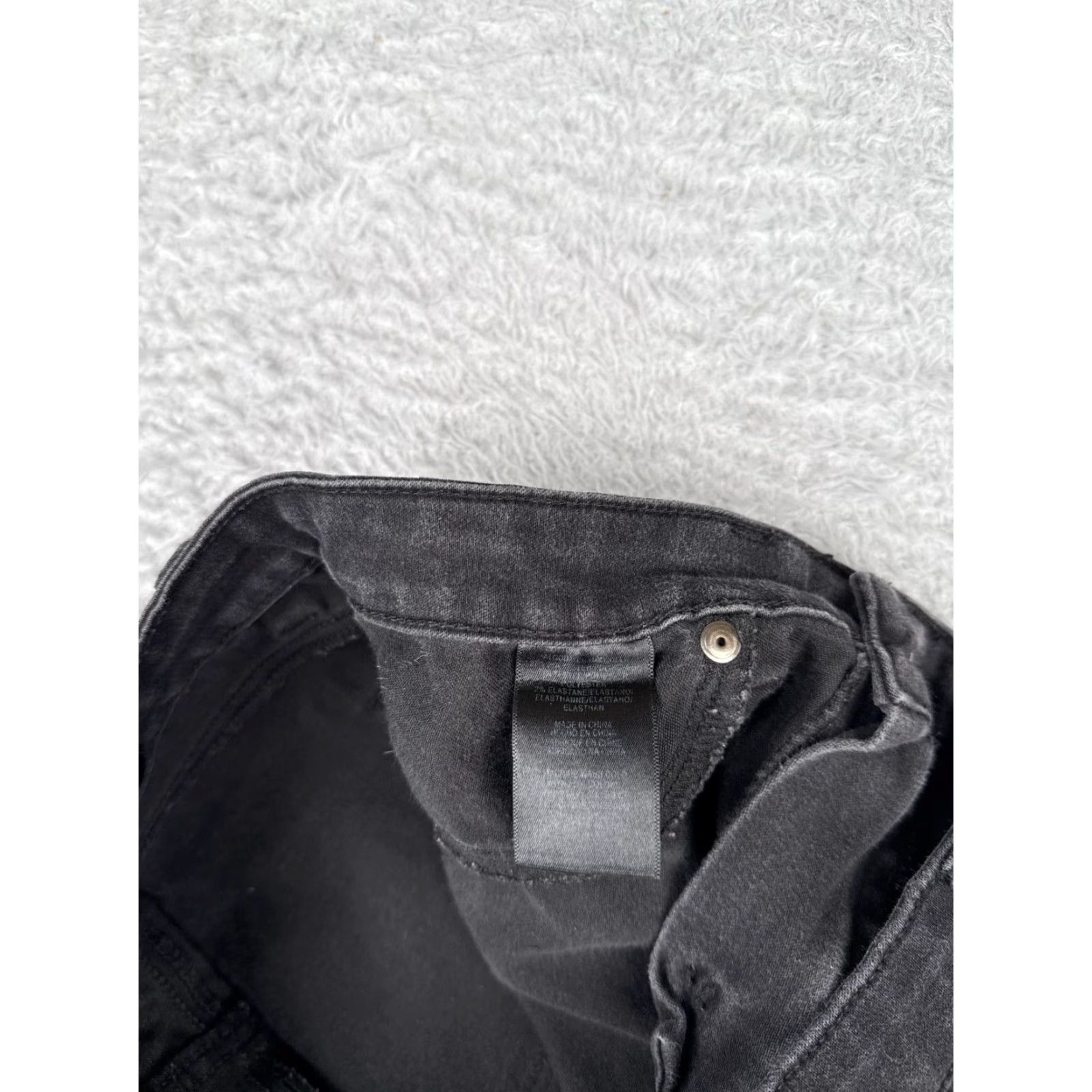Jones New York Jones New York Jeans Women's 8 Black Denim Skinny Mid Rise 28x28 Regular Fit Size 30" / US 8 / IT 44 - 7 Thumbnail
