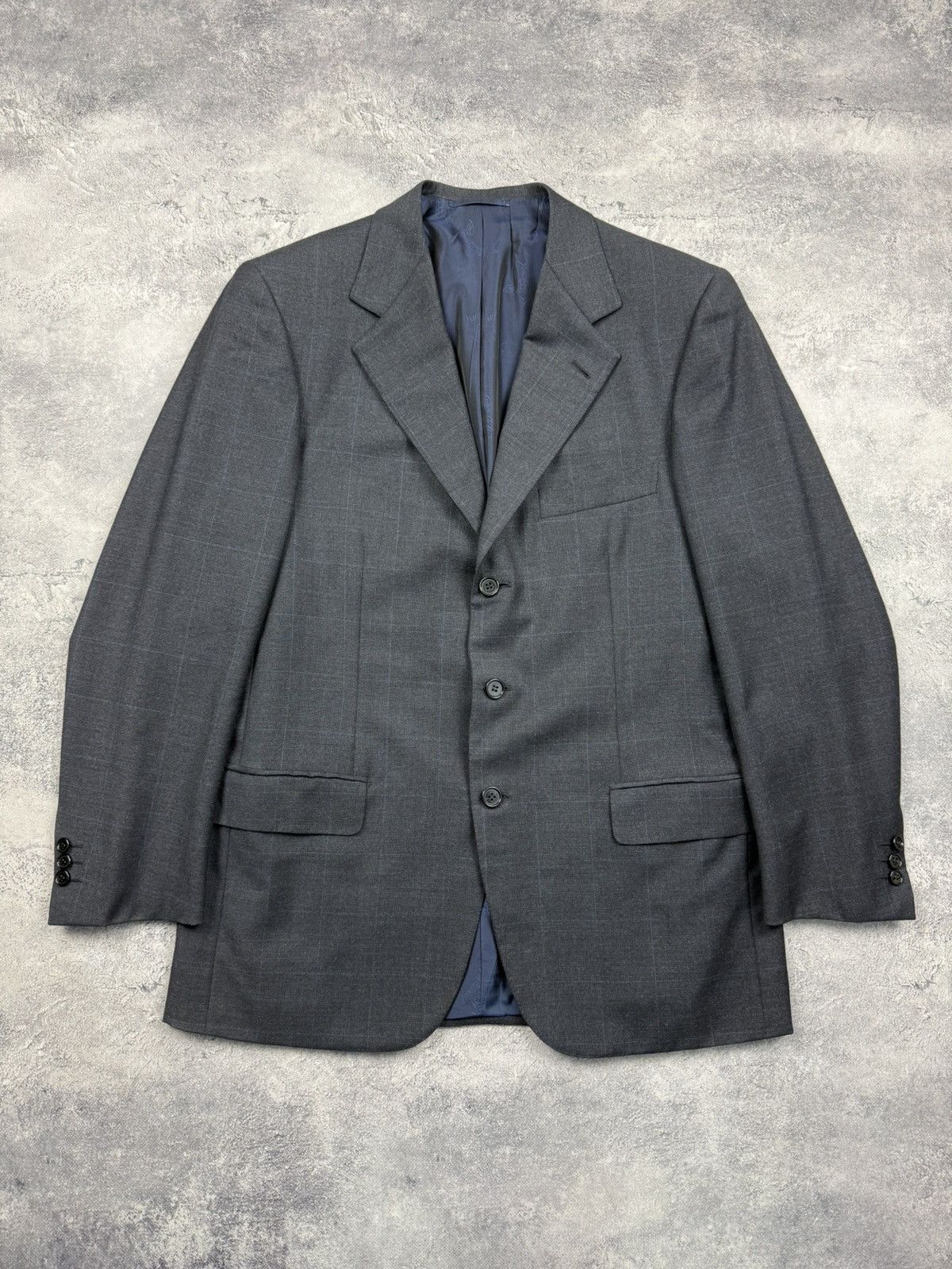 Brioni Brioni Super 150’s Wool Check Nomentano Blazer Suit Jacket Size 40R - 1 Thumbnail
